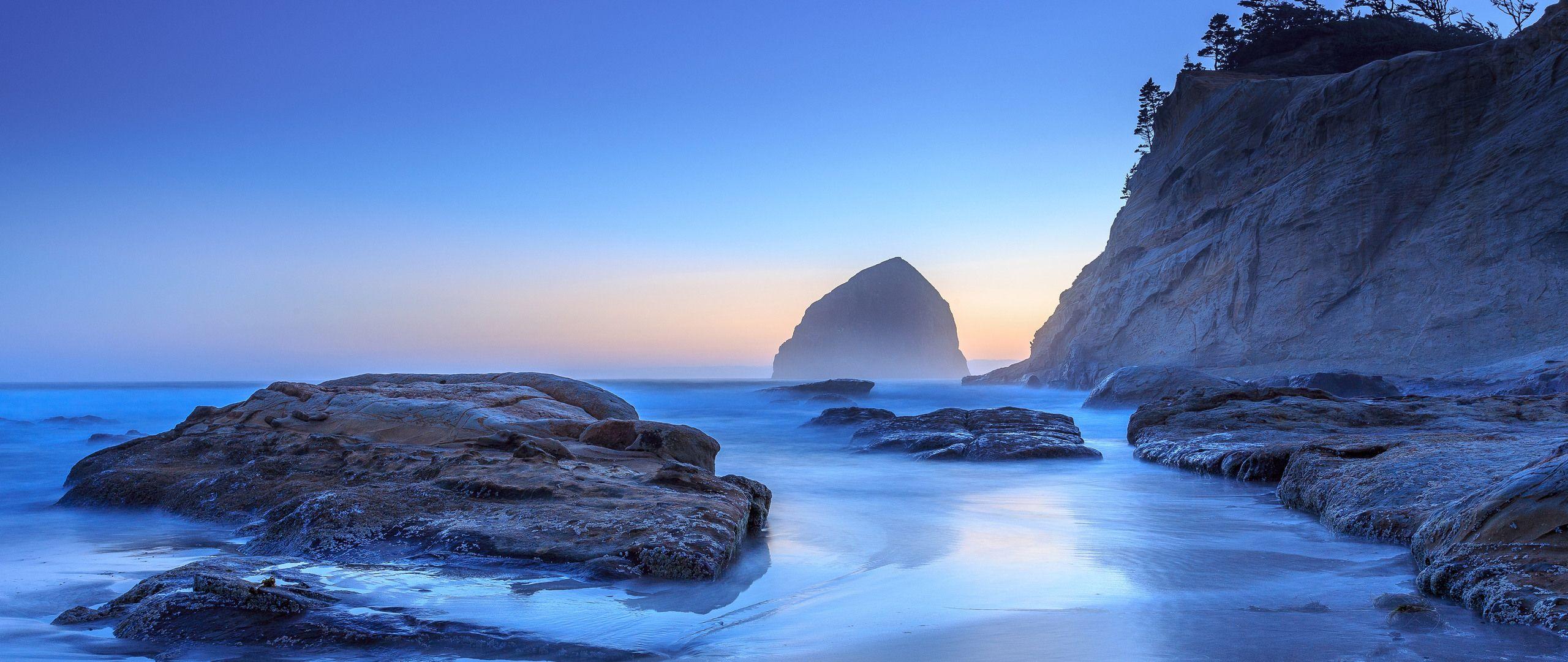 2560x1080 Beach Seascape 2560x1080 Resolution HD 4k Wallpaper