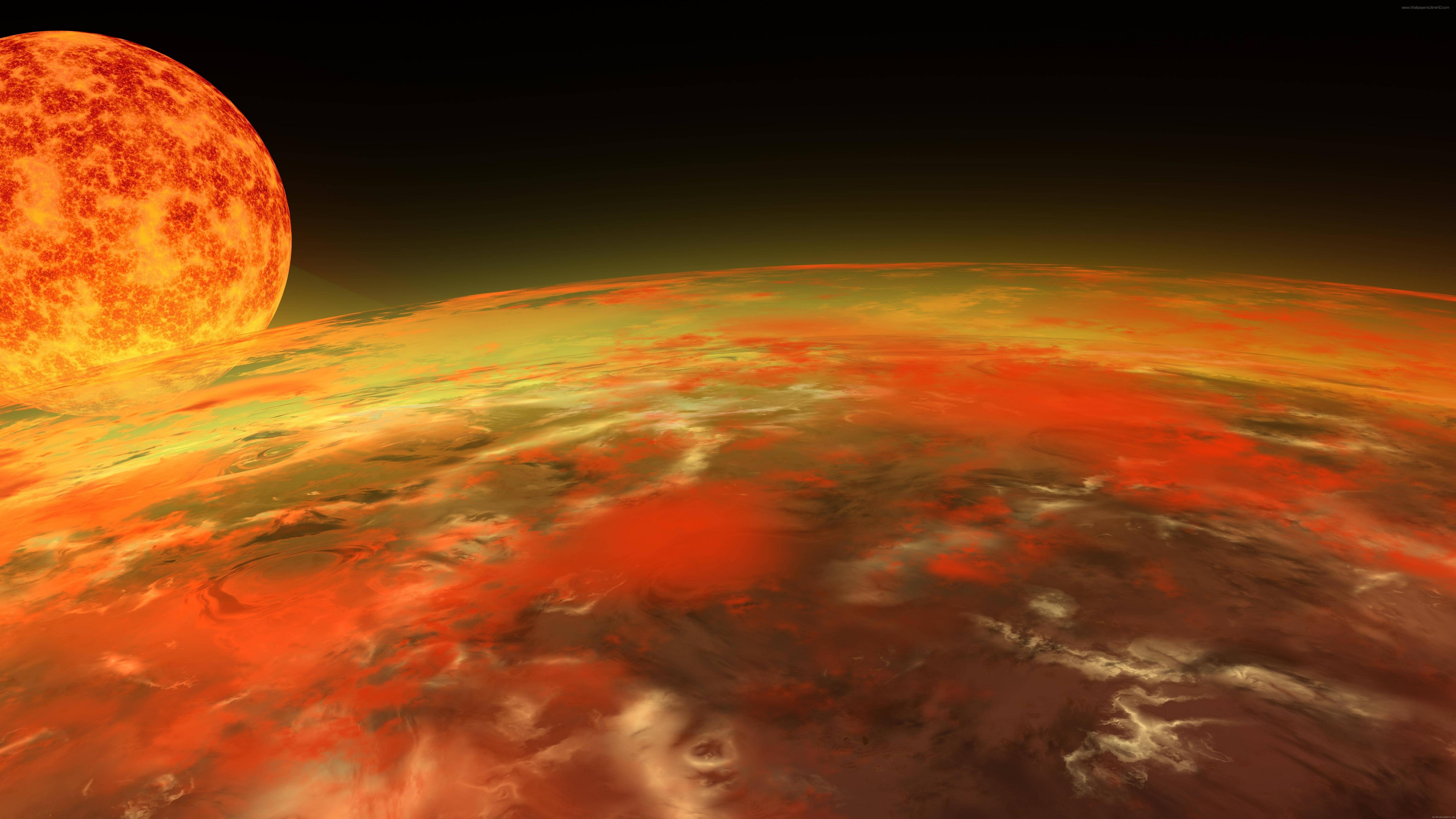 7680x4320 Free download Planetscape background 8k for desktop