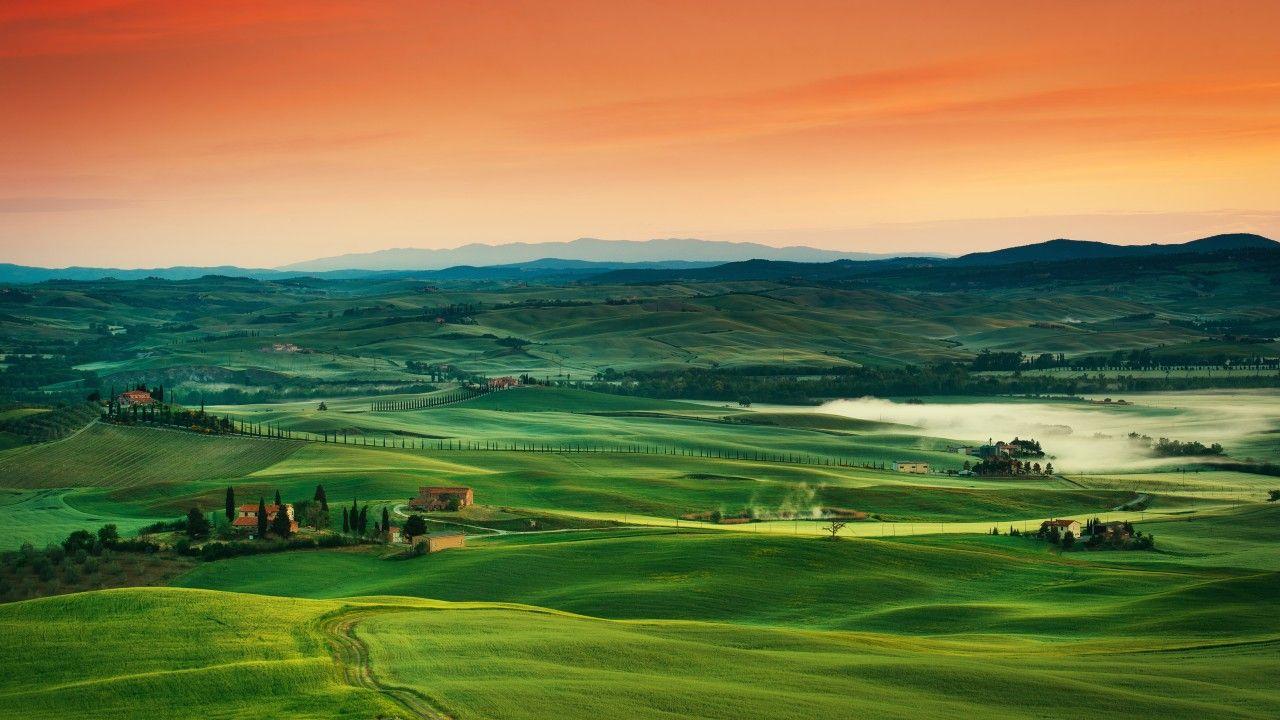1280x720 Wallpaper Tuscany, 5k, 4k wallpaper, 8k, Italy, landscape, village