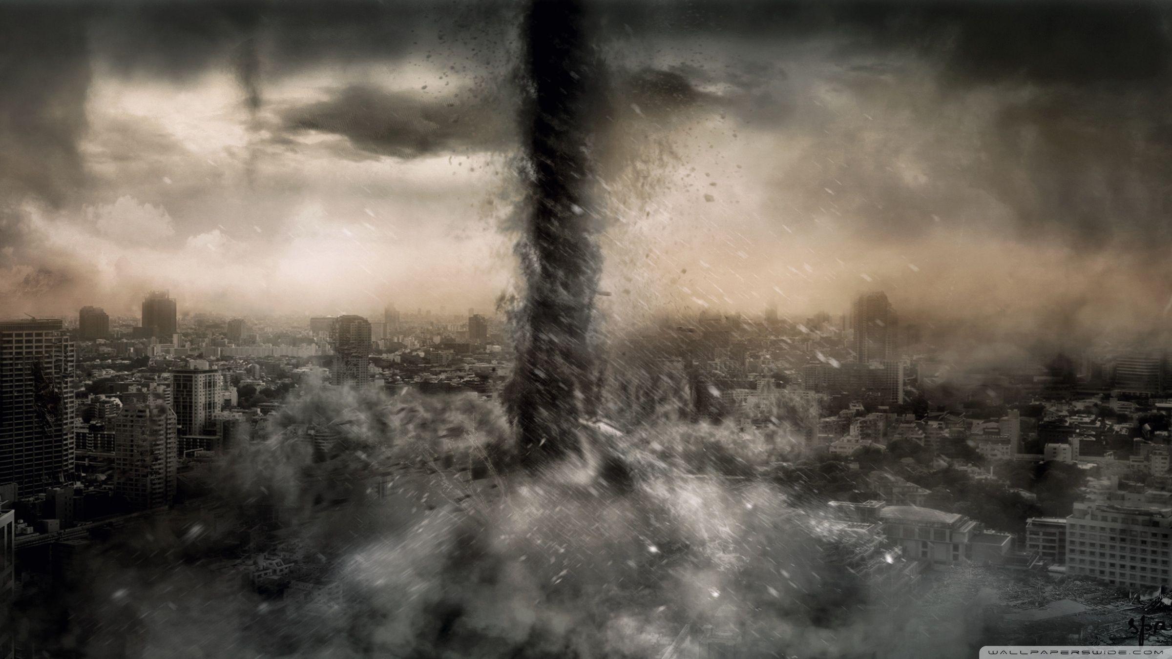 2400x1350 Tornado Wallpaper