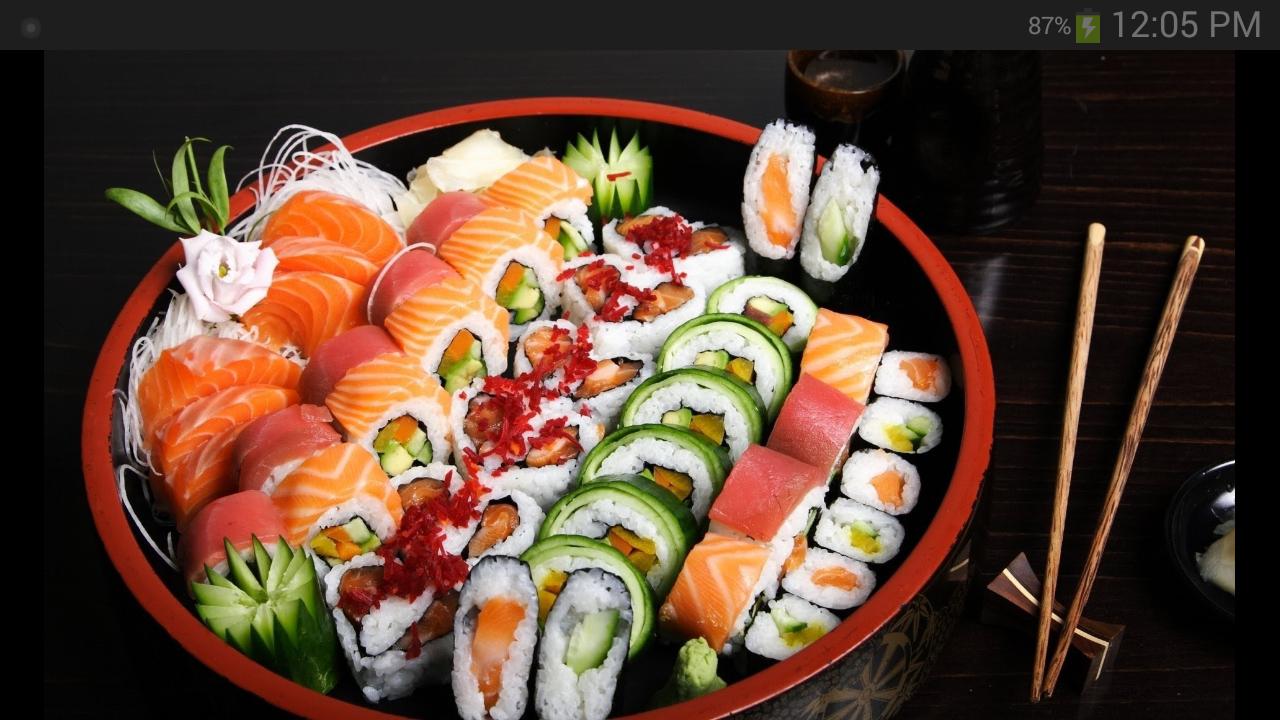 1280x720 Sushi Wallpaper for Android