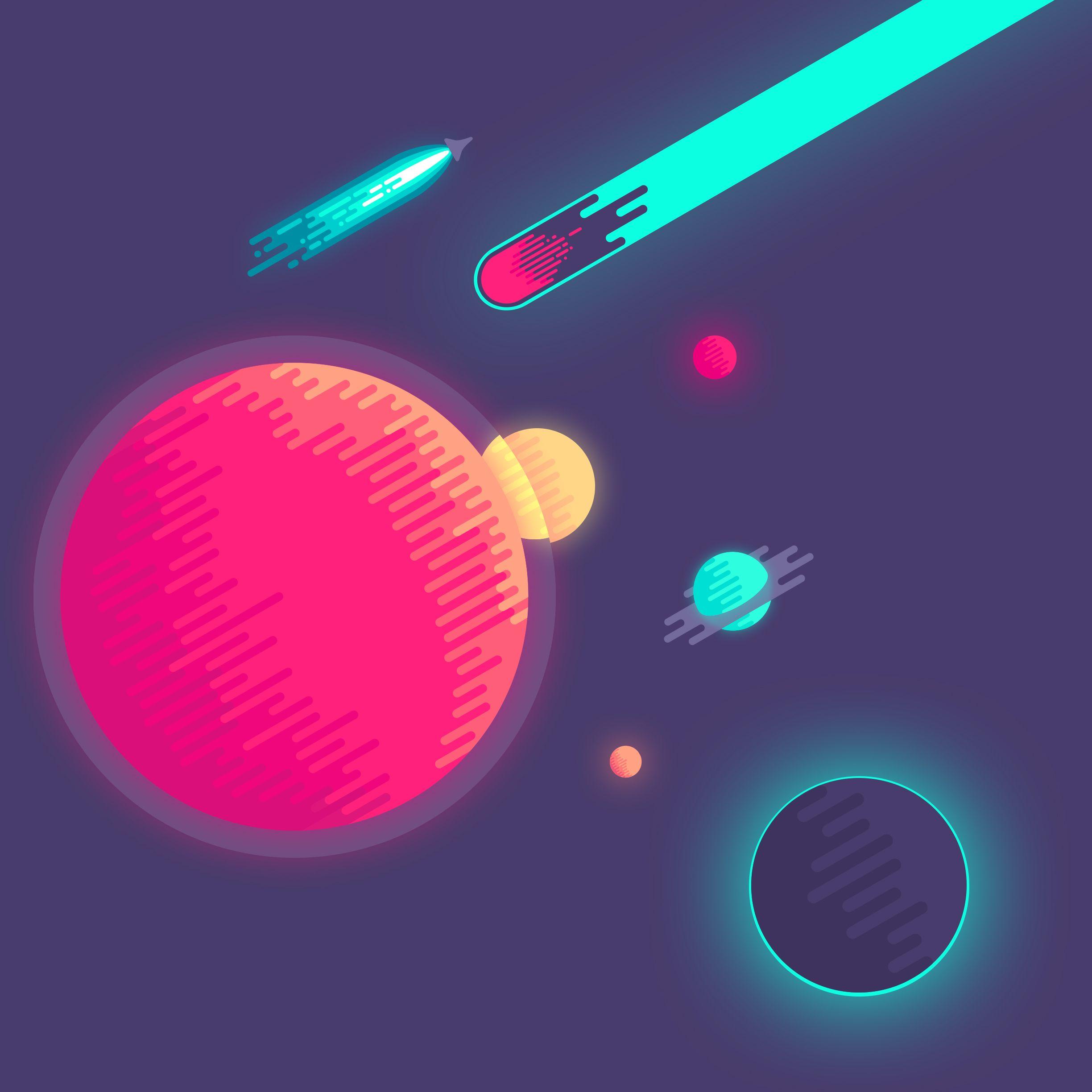 2448x2448 Abduzeedo's iPad Wallpaper Of The Week By Nina Geometrieva