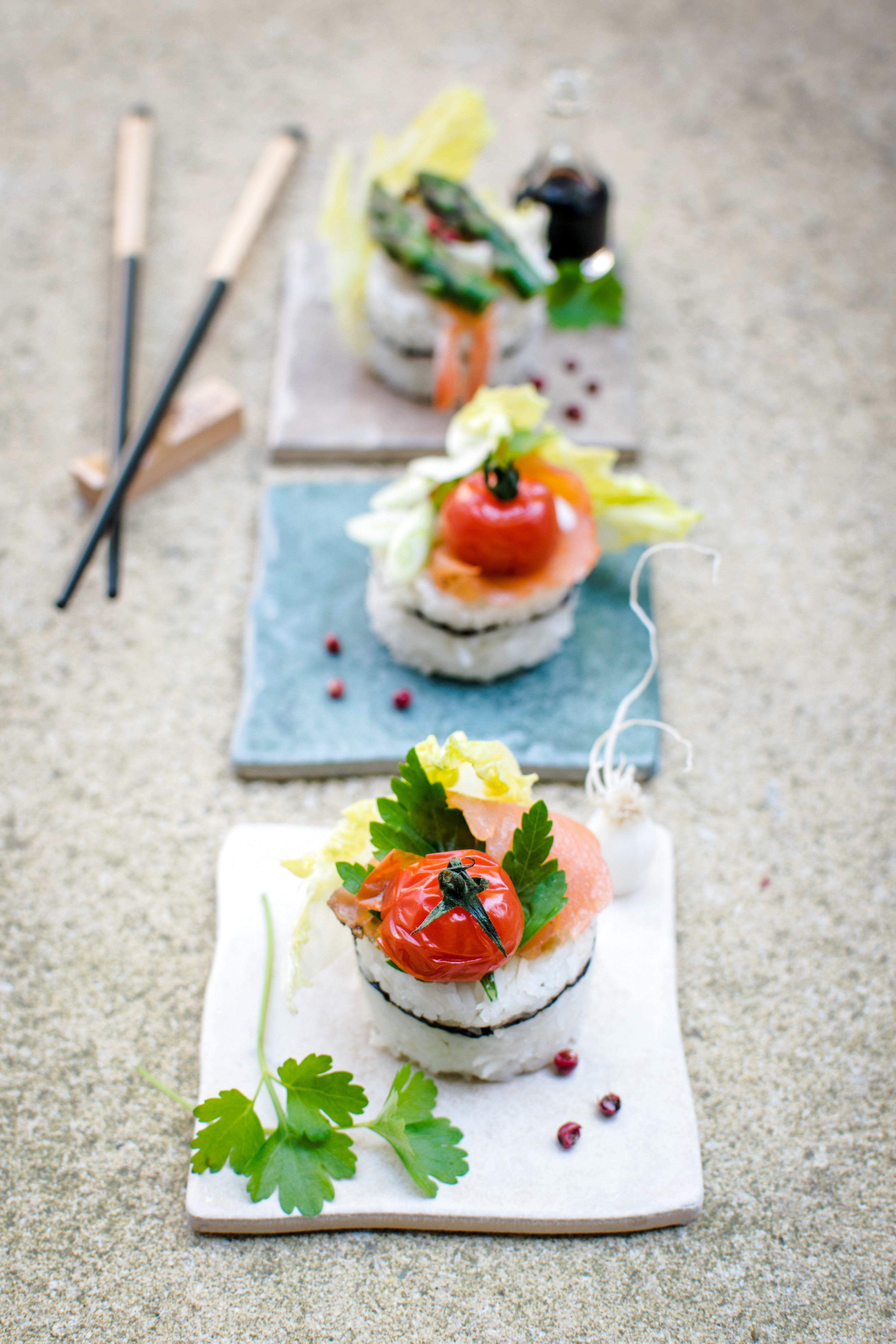 3840x5760 food meal sushi and chopsticks HD 4k wallpaper and background