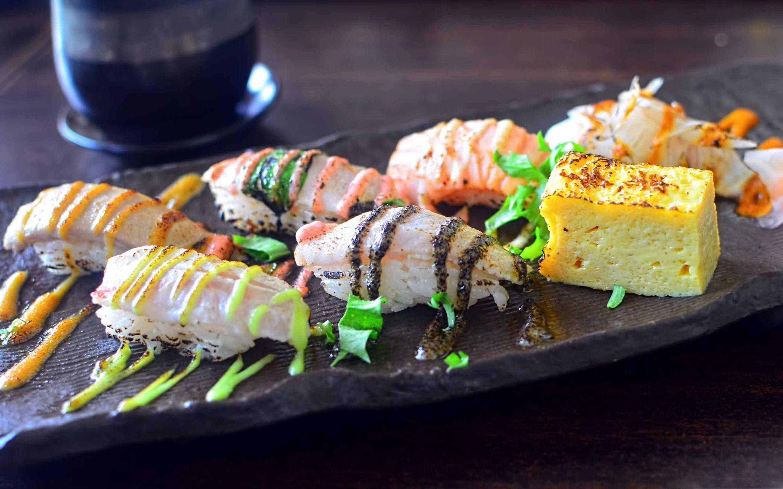 2560x1600 Delicious Sushi MacBook Air Wallpaper Download