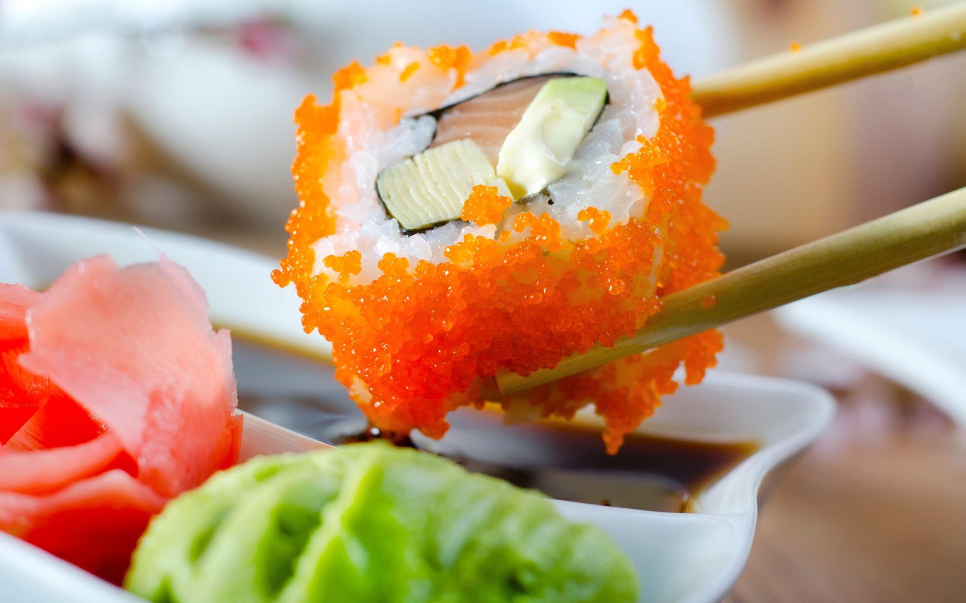 1920x1200 Fantastic HD Sushi Wallpaper