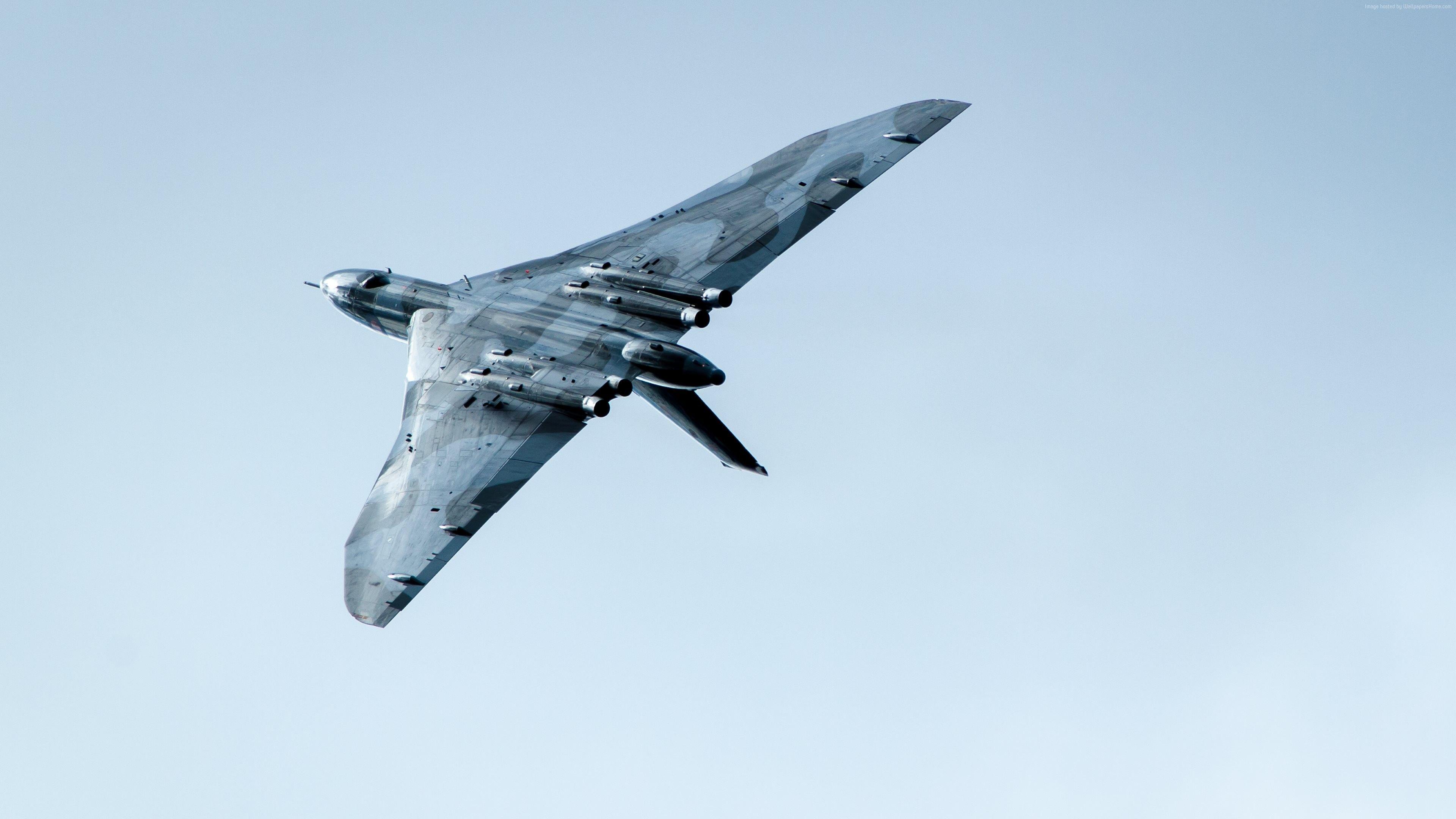 3840x2160 Wallpaper Avro Vulcan, bomber, Royal Air Force, 5k, Military