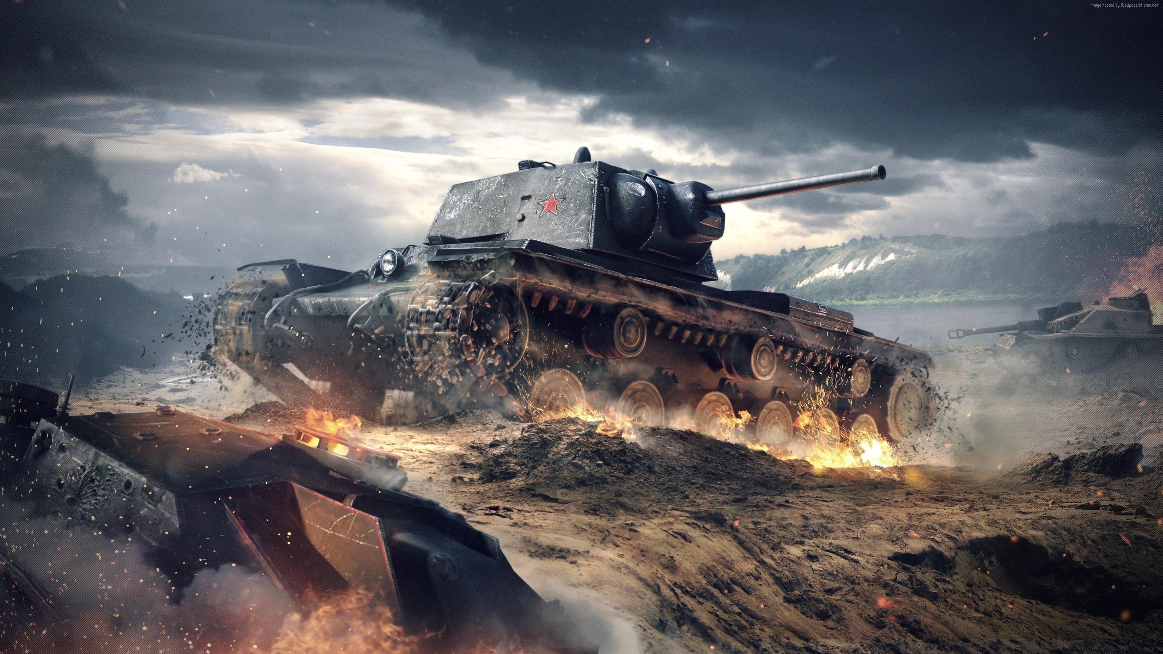 3840x2160 #battlefield, #game, #PC, k, #tank, #tactic, #sparks, # #screenshot, k, #clouds, #fire, #KV- #mmo, #battle, #World of Tanks Blitz, #sky. Mocah.org HD Wallpaper