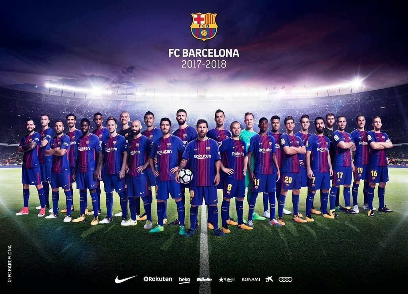 FC Barcelona Team Wallpapers - Top Free FC Barcelona Team Backgrounds - WallpaperAccess