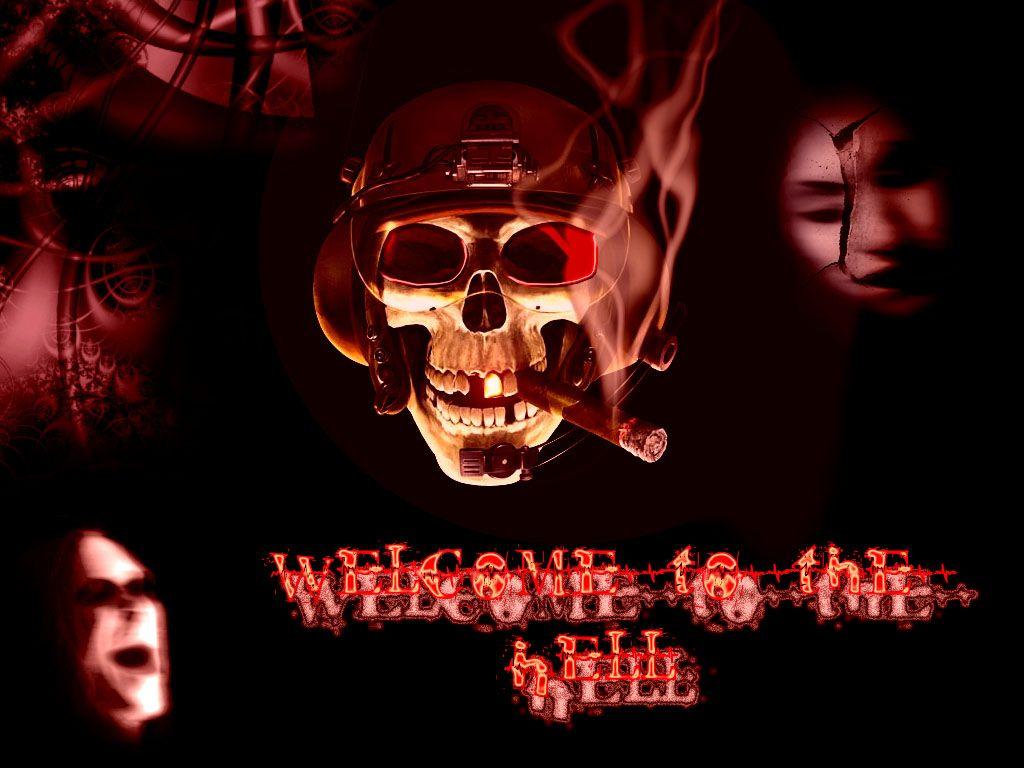 1024x768 Welcome to the hell wallpaper. Welcome to the hell