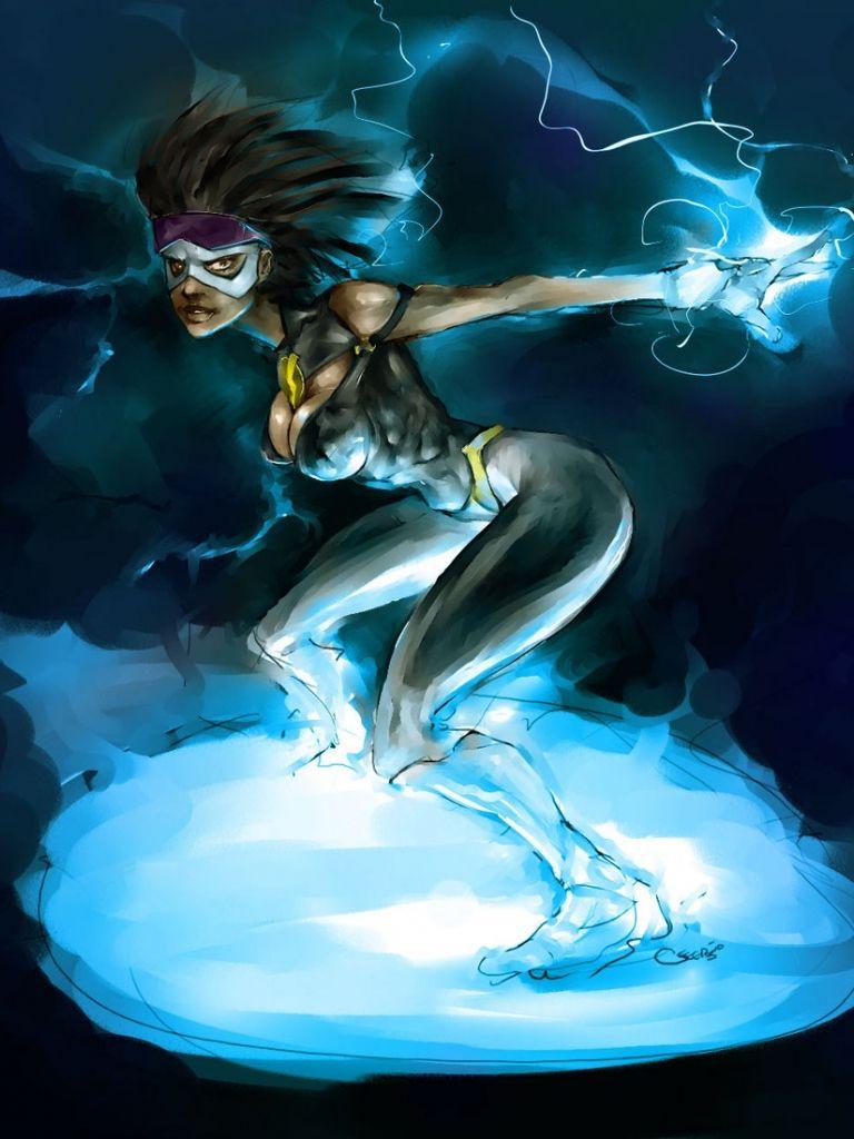 768x1024 Free download Static Shock Wallpaper [1024x1100] for your Desktop
