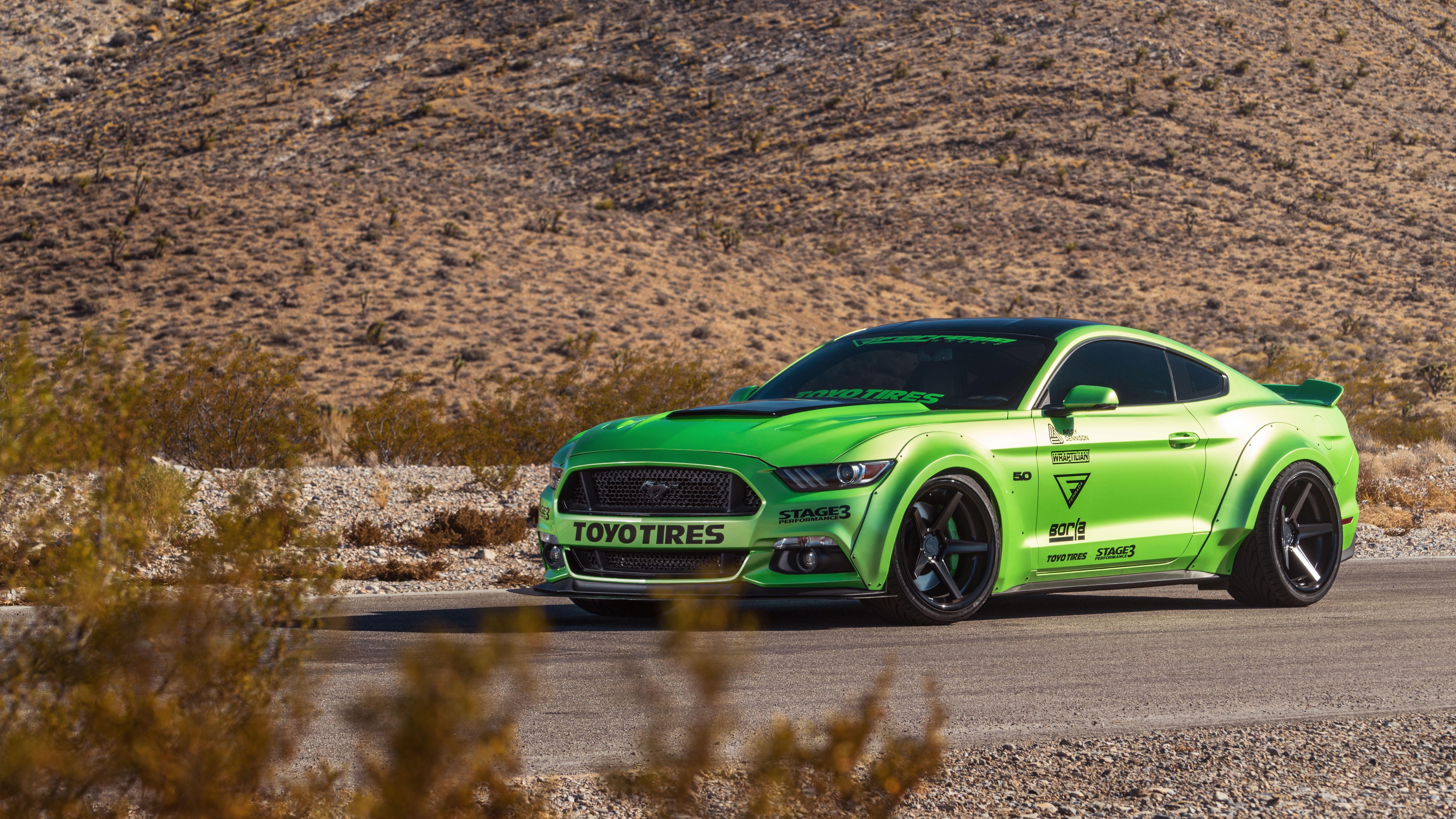 29++ 2015 Ford Mustang Gt Green Wallpaper full HD