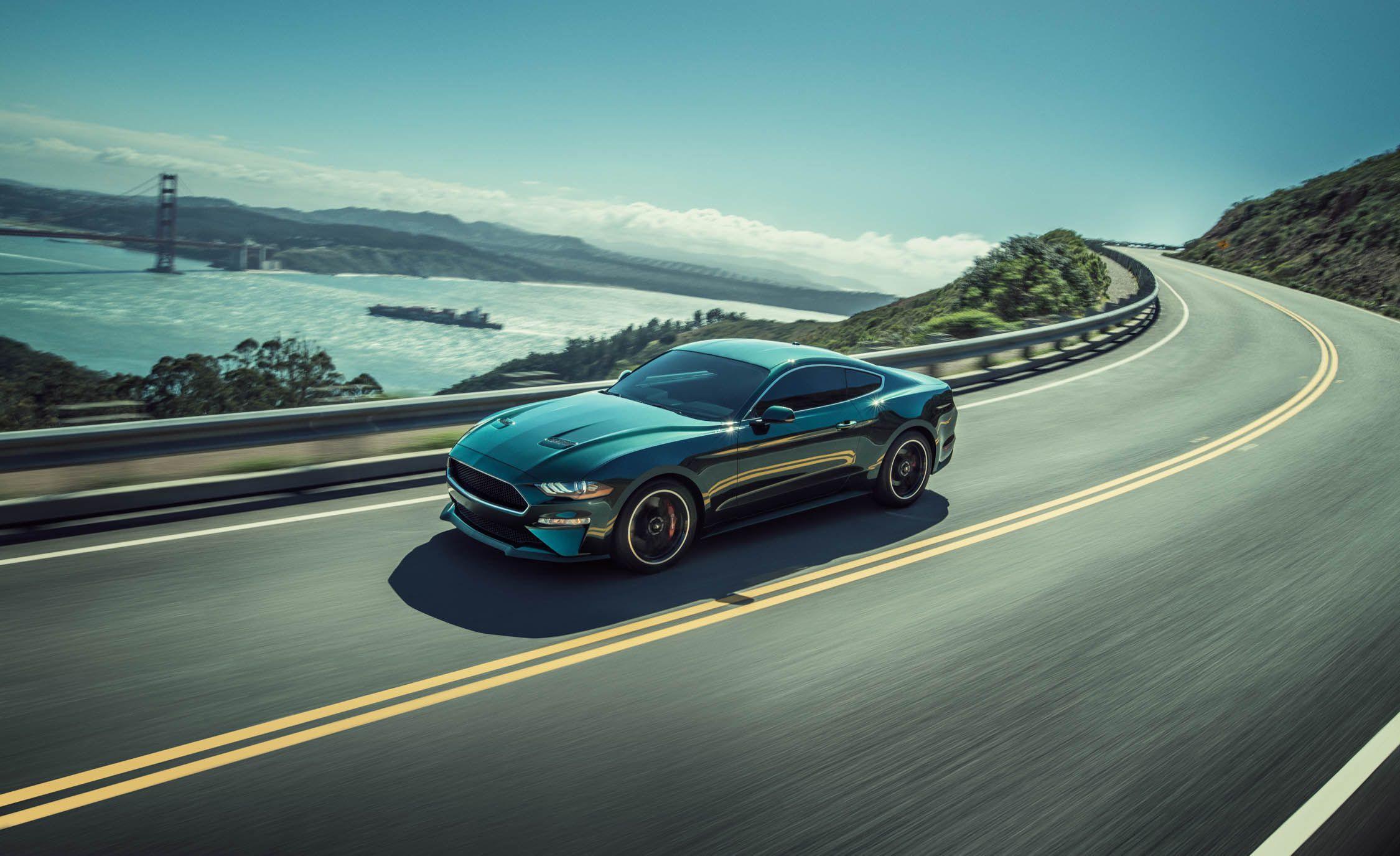 2250x1375 Ford Mustang Bullitt Front Three Quarter Wallpaper 1