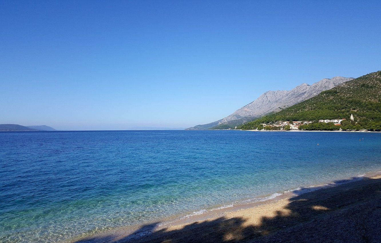 1332x850 Wallpaper summer, beach, sea, sunny day, croatia, zaostrog