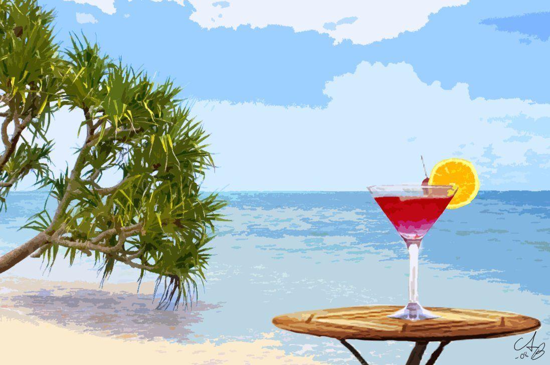 1097x729 Image for Beach Drinks Clipart Wallpaper HD. Beach drinks
