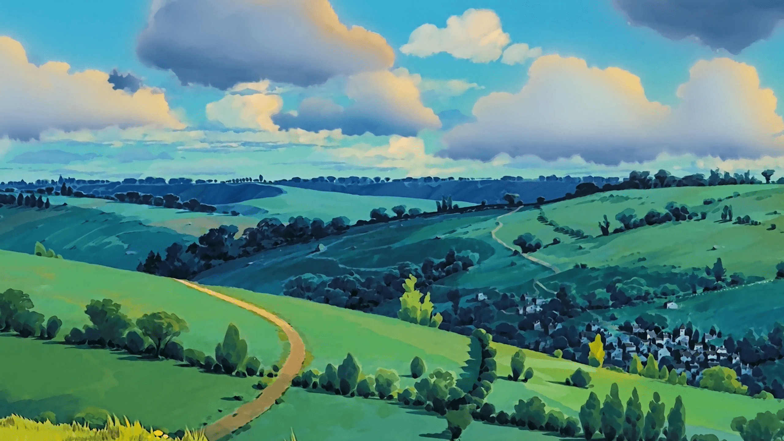 2560x1440 Studio Ghibli Desktop Wallpaper