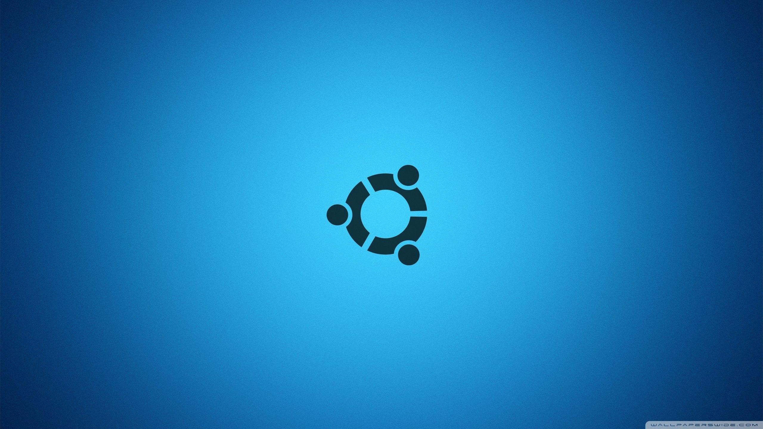 2560x1440 Ubuntu Desktop Blue HD Wide Wallpaper for Widescreen