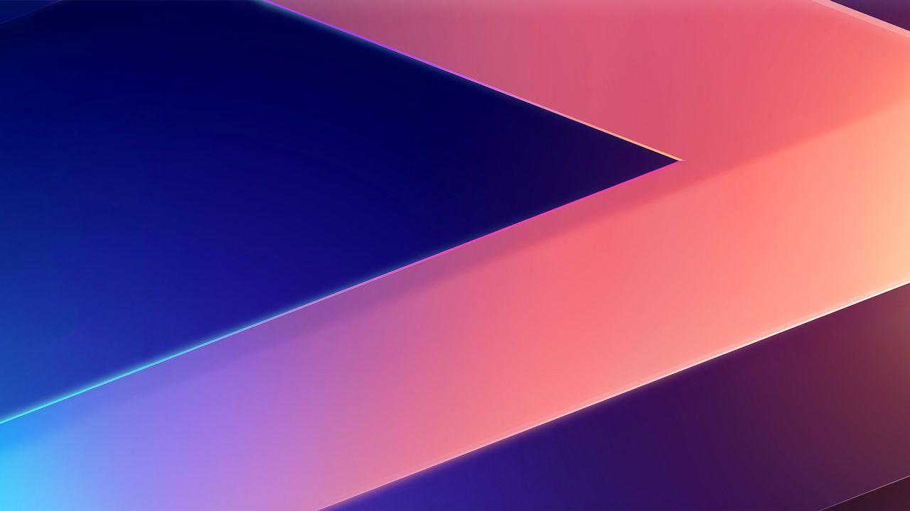 1280x720 Wallpaper 3D, Colorful, Geometric, LG V Stock, HD, Abstract