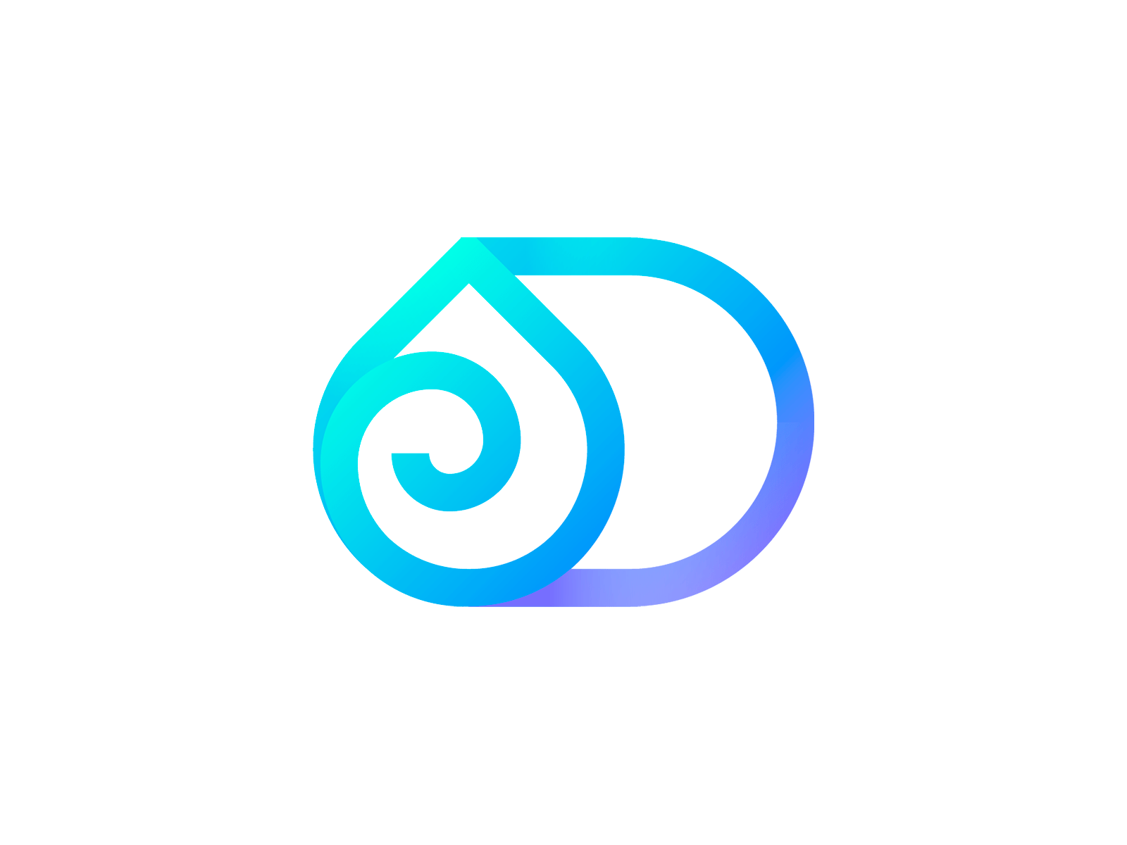 1600x1200 D letter by fulcro on Dribbble