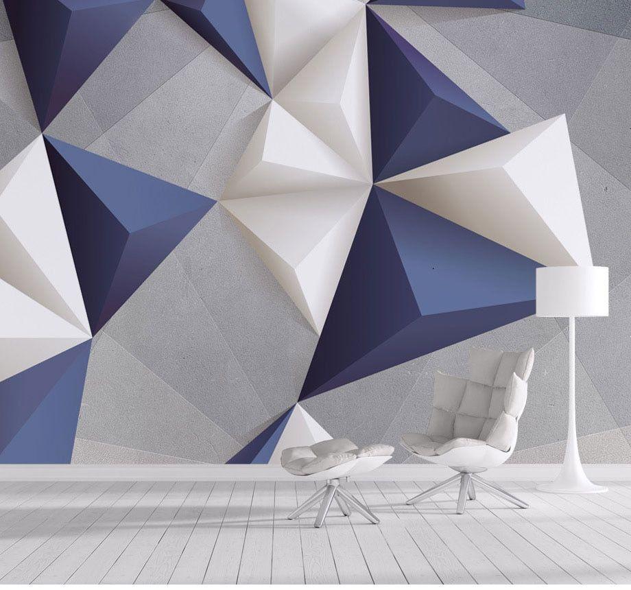 920x860 Stereo 3D Geometry Abstract Wallpaper Mural 3D Wall Photo Mural for Background 3D Abstract Wall paper 3D Wall Mural. Wallpaper