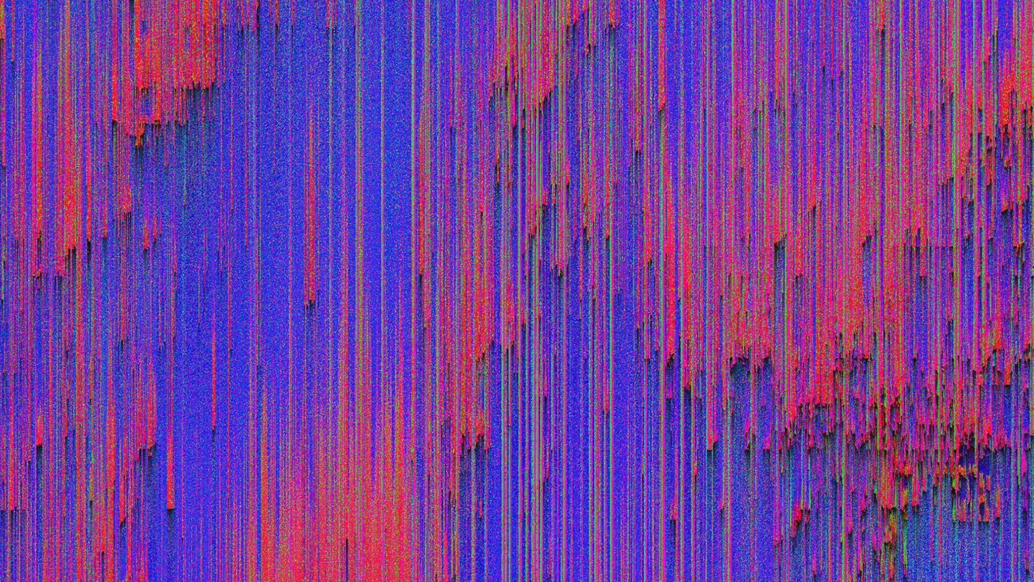 2048x1152 Download wallpaper 2048x1152 glitch, distortion, lines