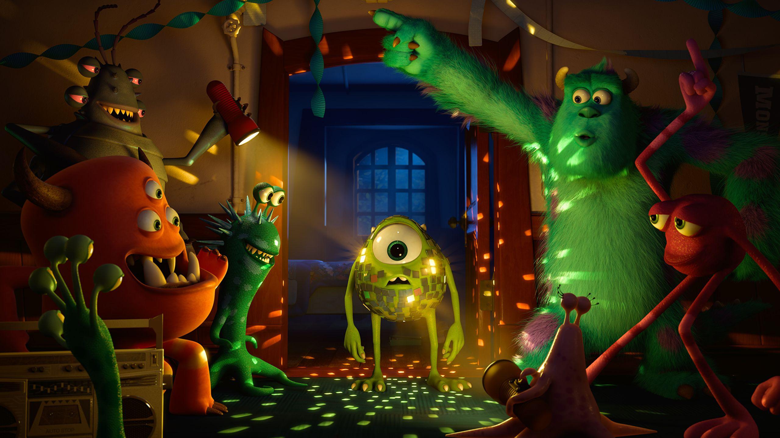 2560x1440 Desktop Wallpaper Disney Monsters, Inc. Cartoons 2560x1440