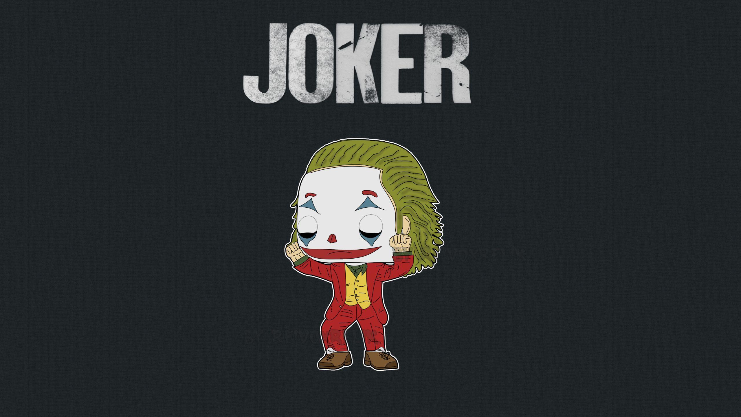 2560x1440 Joker Cartoon Art 1440P Resolution Wallpaper, HD
