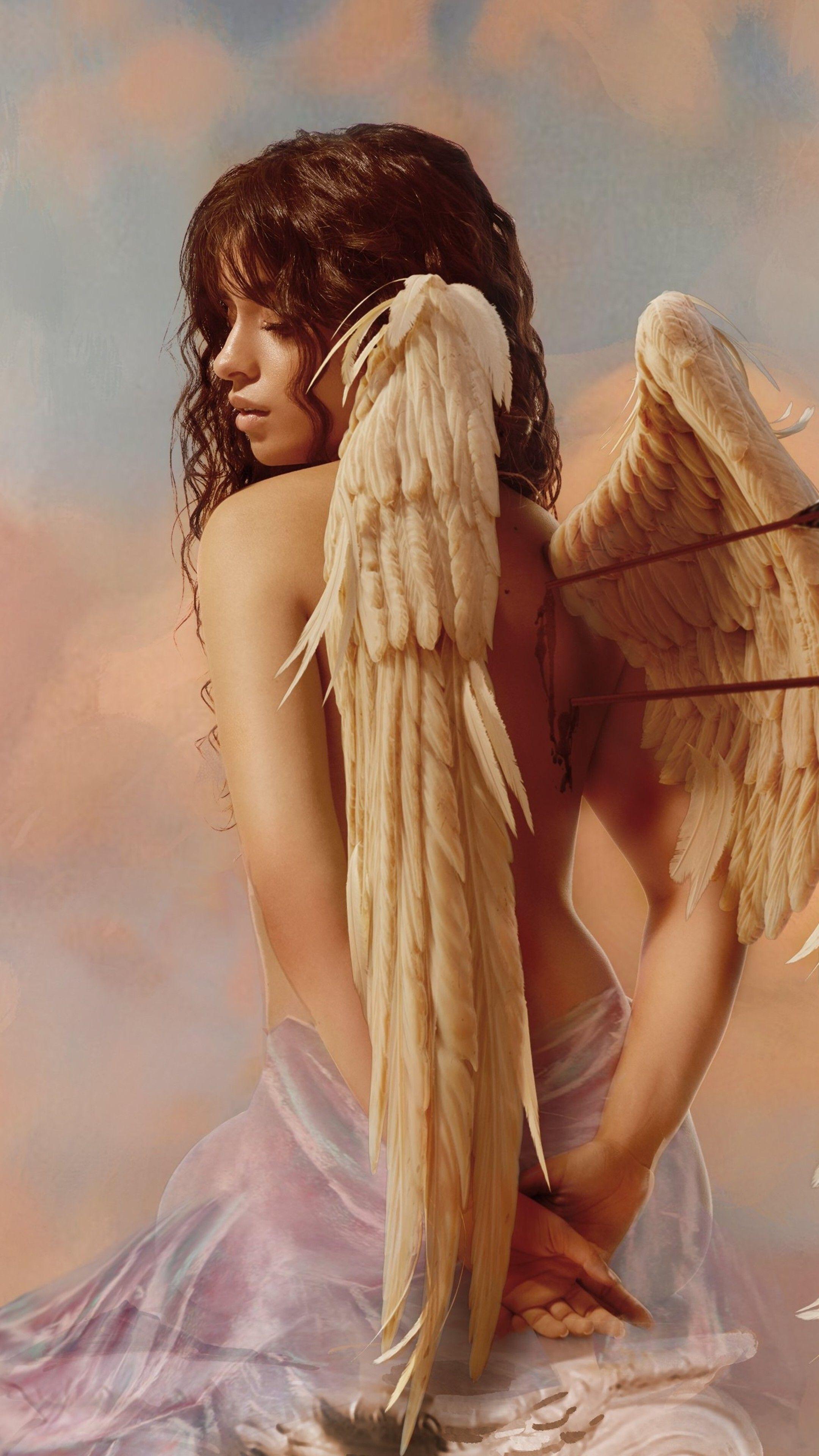 2160x3840 Camila Cabello, Angel, Wings, 4K iPhone 6s, 6 HD