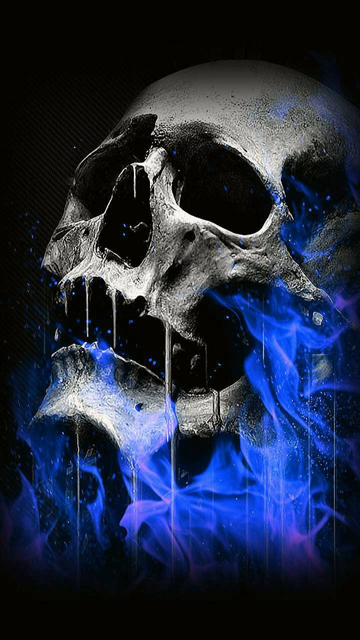 Flaming Skull iPhone Wallpapers - Top Những Hình Ảnh Đẹp