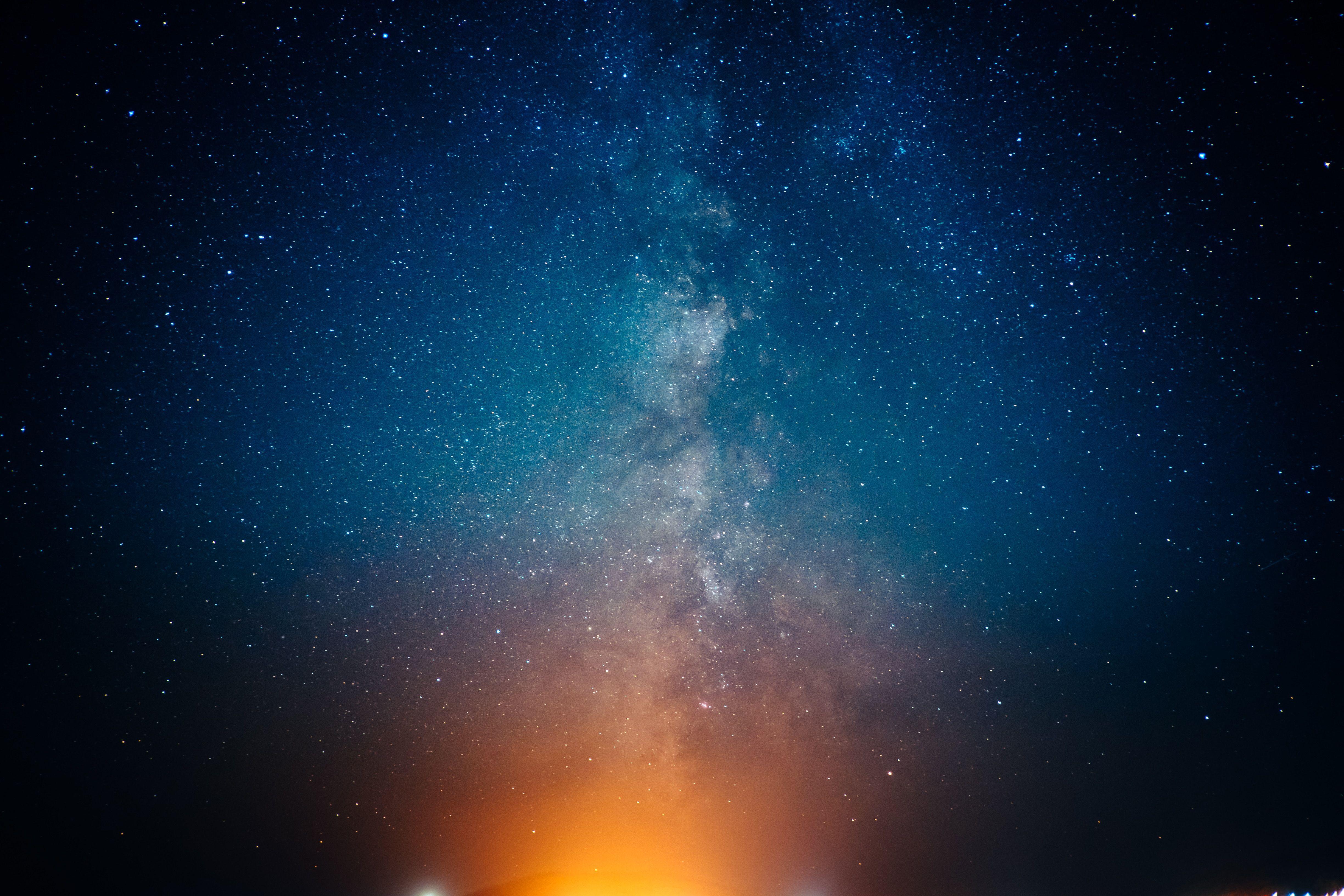 4896x3264 4896x3264 #yellow, #glow, #milky way, #PNG image, #sky