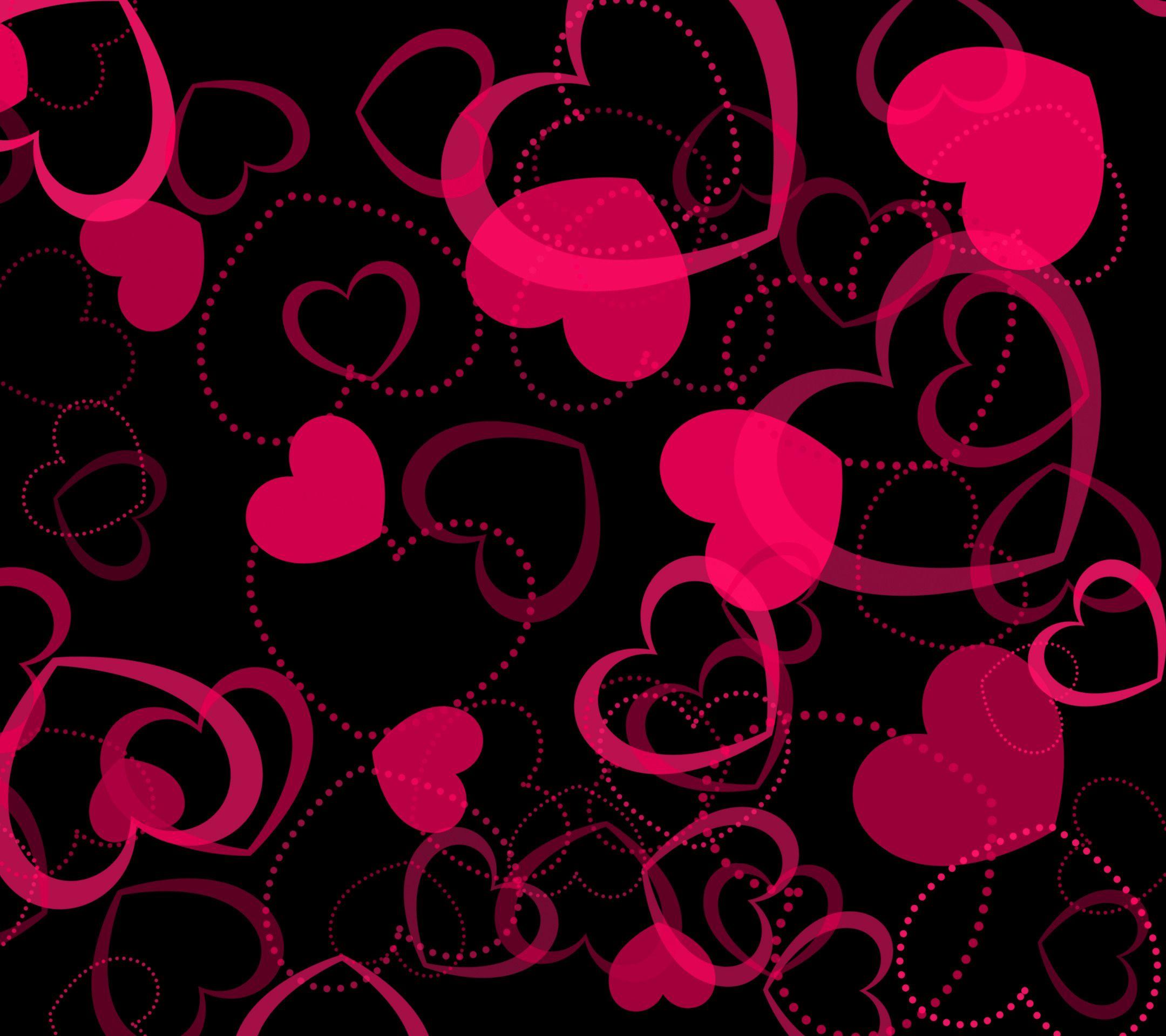 2160x1920 Hearts Wall Paper Wallpaper & Background Download