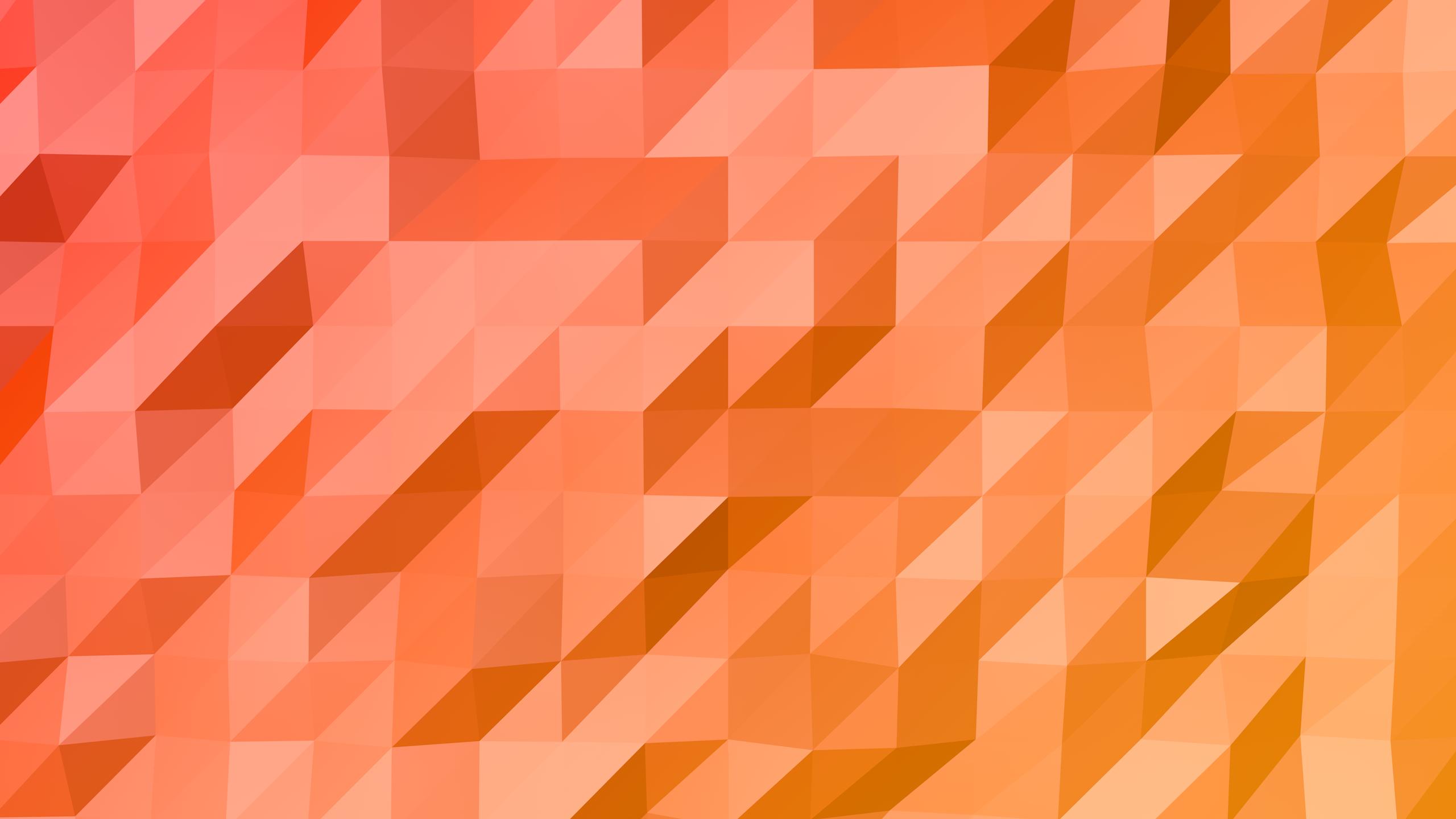 2560x1440 3D Polygon Picture, Fantastic Polygon Wallpaper