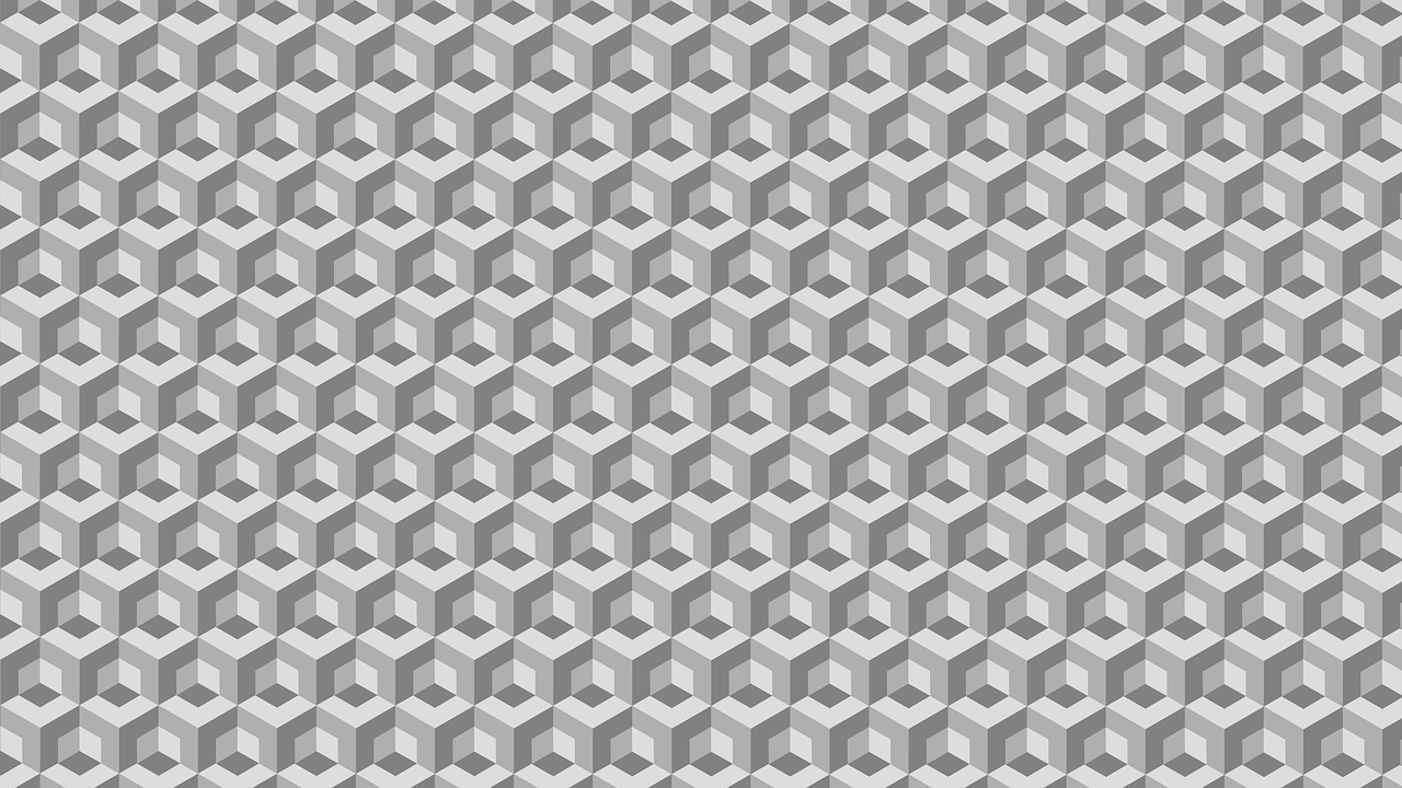 1280x720 Download free photo of Square, wallpaper, abstract, 3D cube, isometric