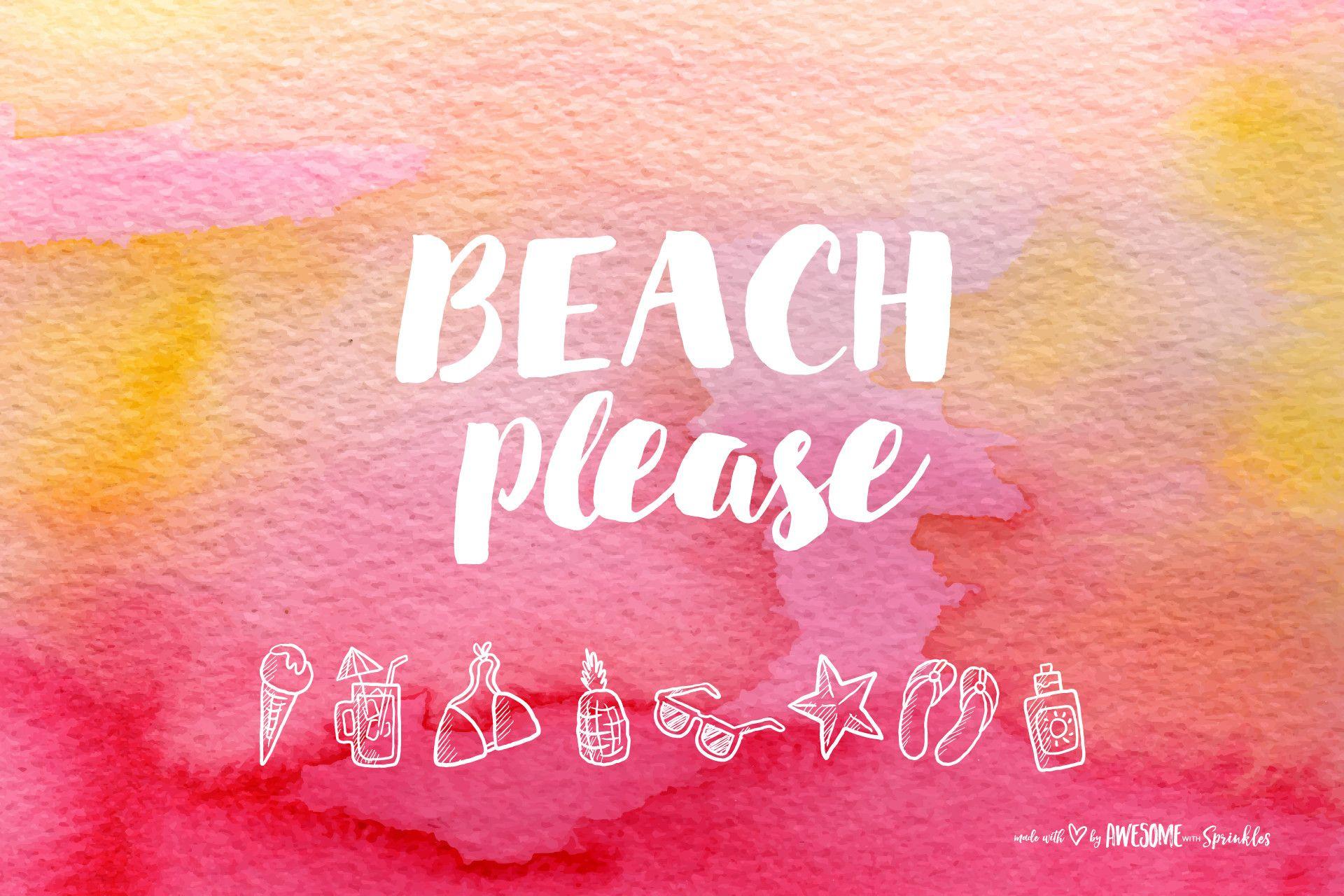 1920x1280 Download “beach Please” Desktop Wallpaper Data Src