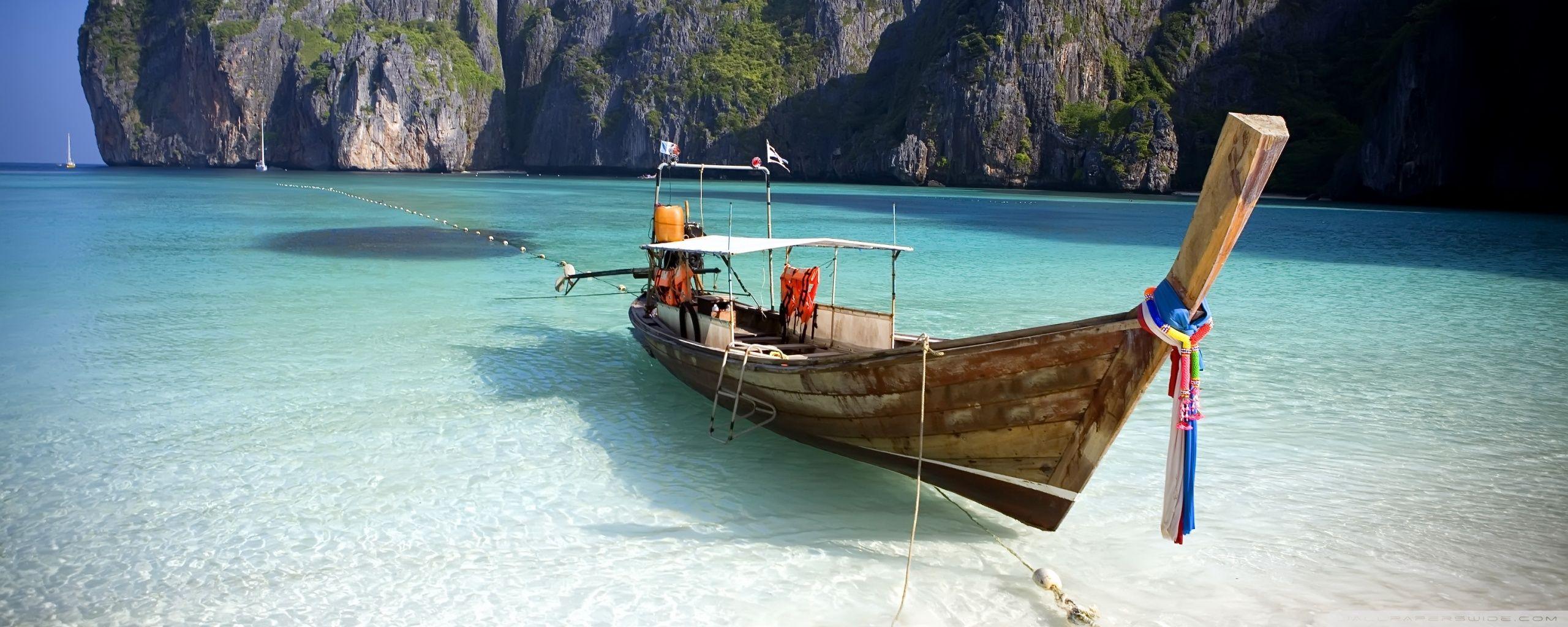 2560x1024 Thailand Beach Ultra HD Desktop Background Wallpaper for : Multi
