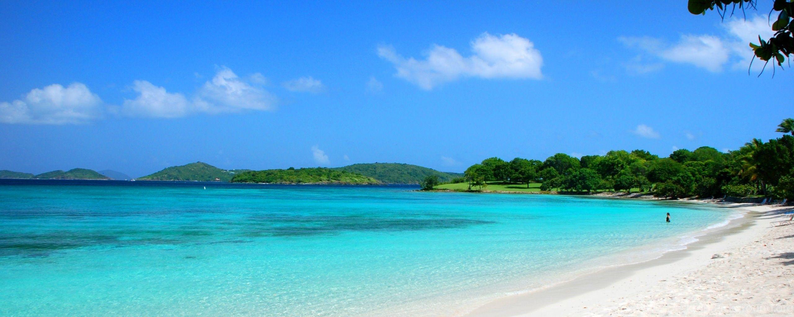 2560x1024 Download Wallpaper 2560x1024 Maldives, Tropical, Beach, Sand