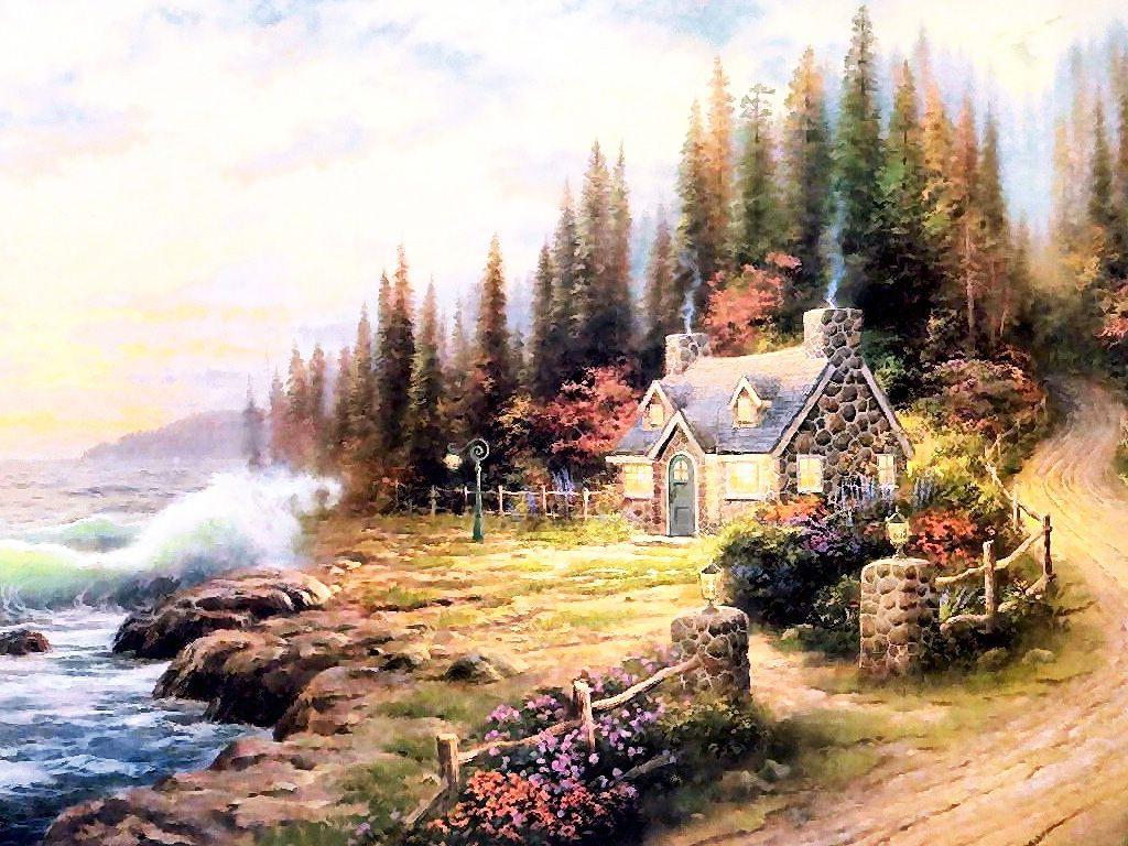 1024x768 Free download Beautiful Cottage Wallpaper HD Wallpaper Background of Your [1024x768] for your Desktop, Mobile & Tablet. Explore French Cottage Wallpaper. French Country Wallpaper, French Country Cottage Wallpaper, French