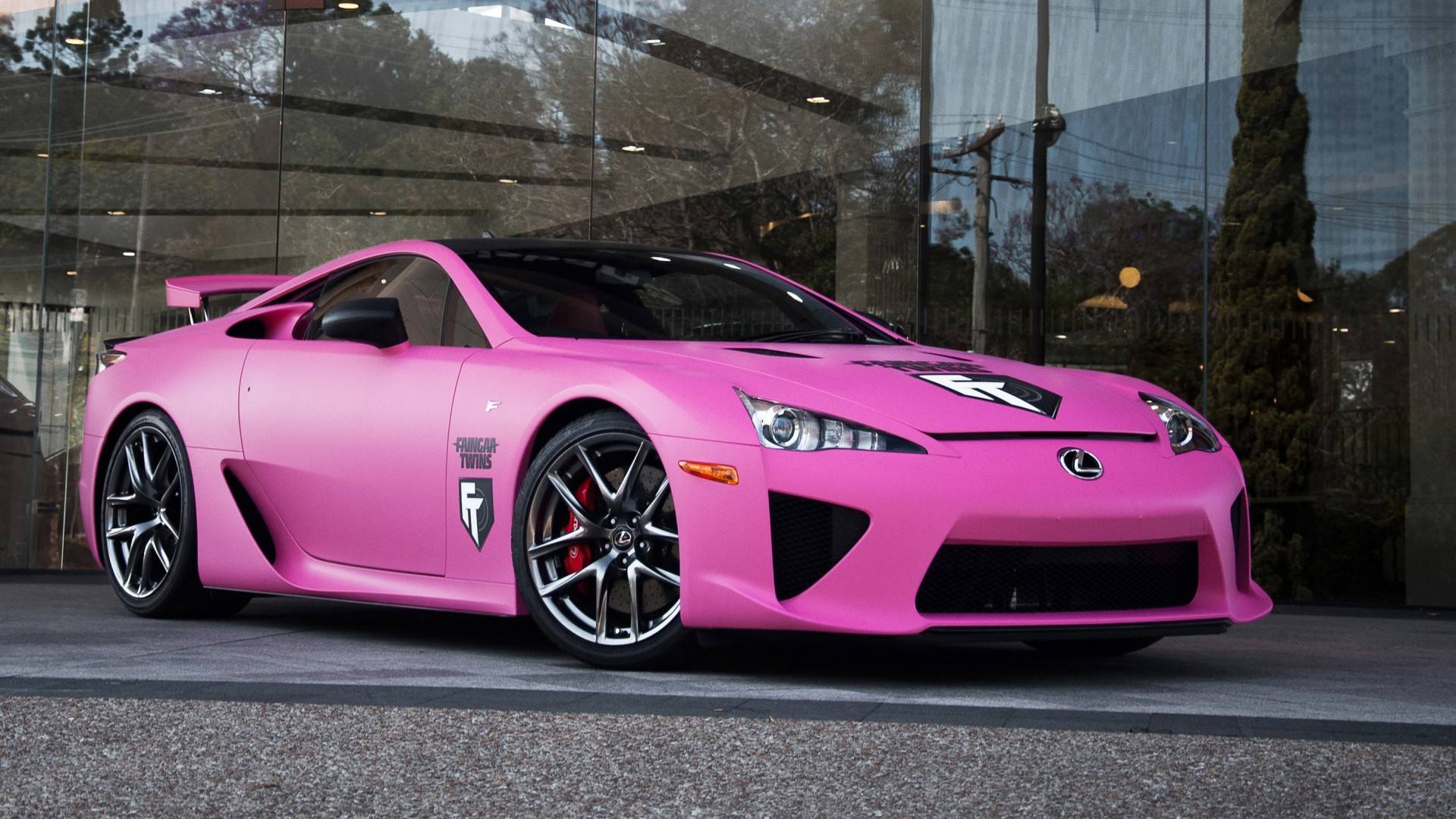 1920x1080 Pink Cars Wallpaper