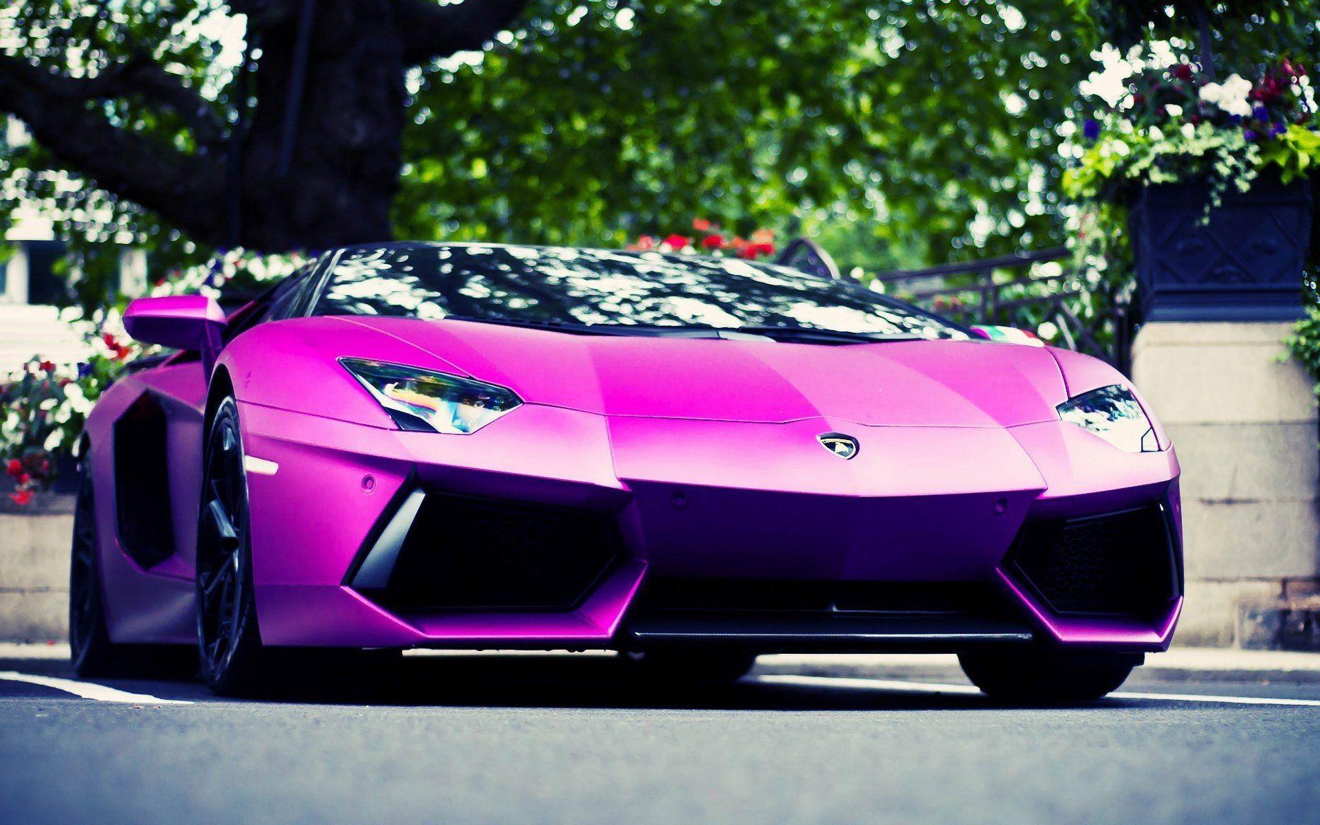 1920x1200 Pink Cars Wallpaper