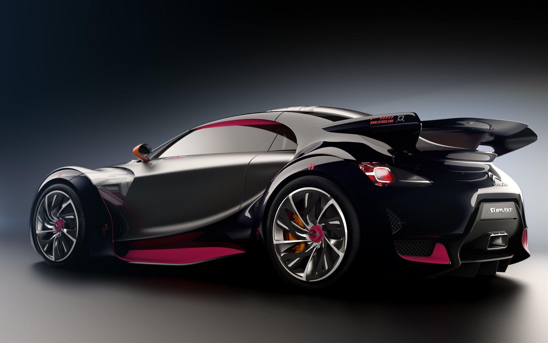 1920x1200 Black Citroen Sports Car HD Wallpaper 1236 - Sports Car HD Wallpaper