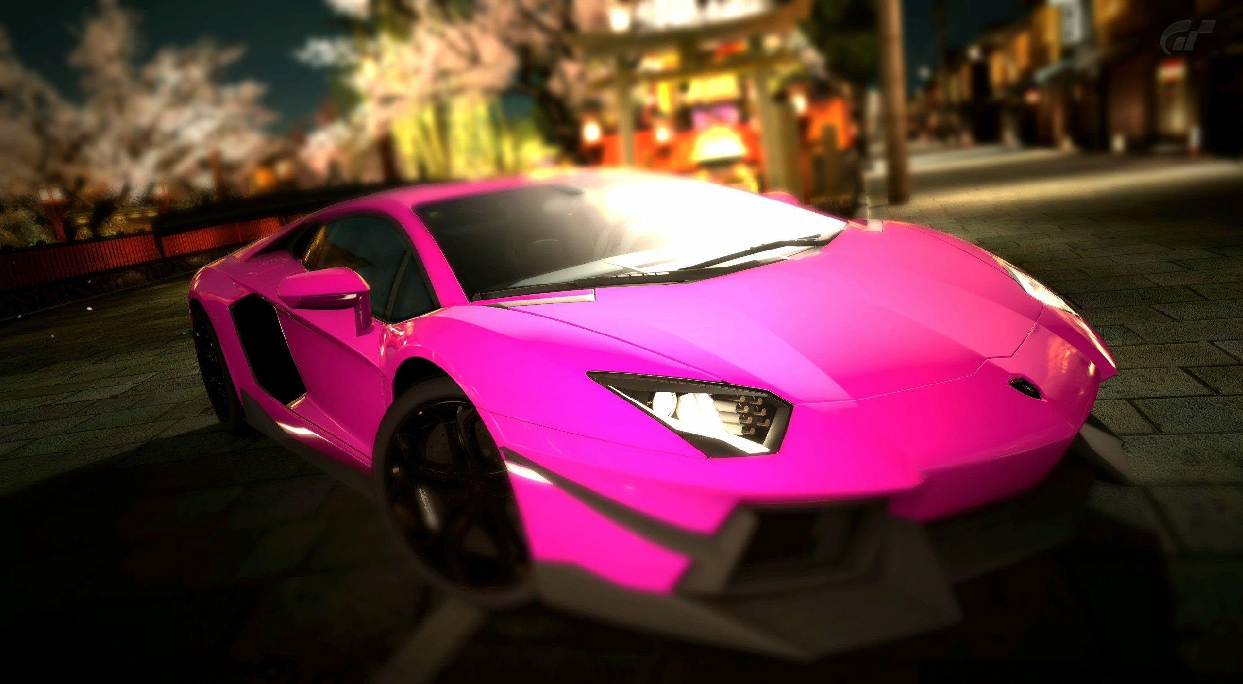 2560x1409 Pink Cars Wallpaper