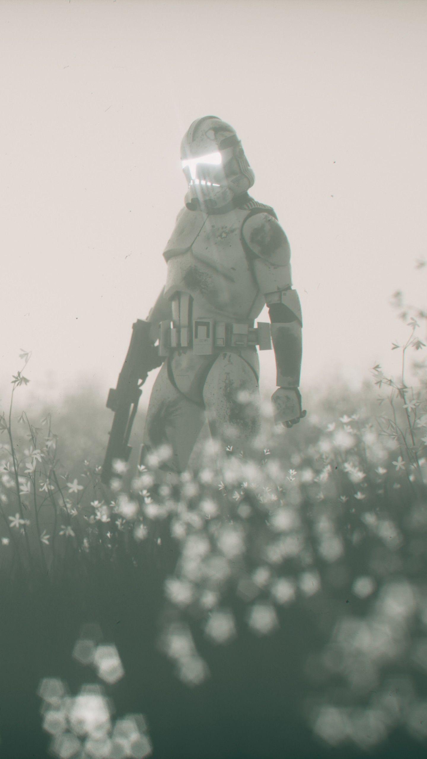 1440x2560 Wallpaper Clone Trooper, Star Wars, 4K, Art
