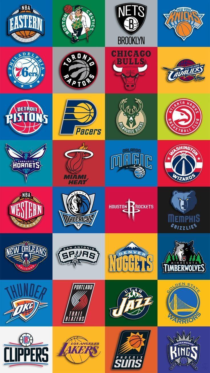 736x1309 Nba Teams Logo iPhone Wallpaper New Nba Teams Logo iPhone Wallpaperf. Team wallpaper, Nba, Nba basketball teams