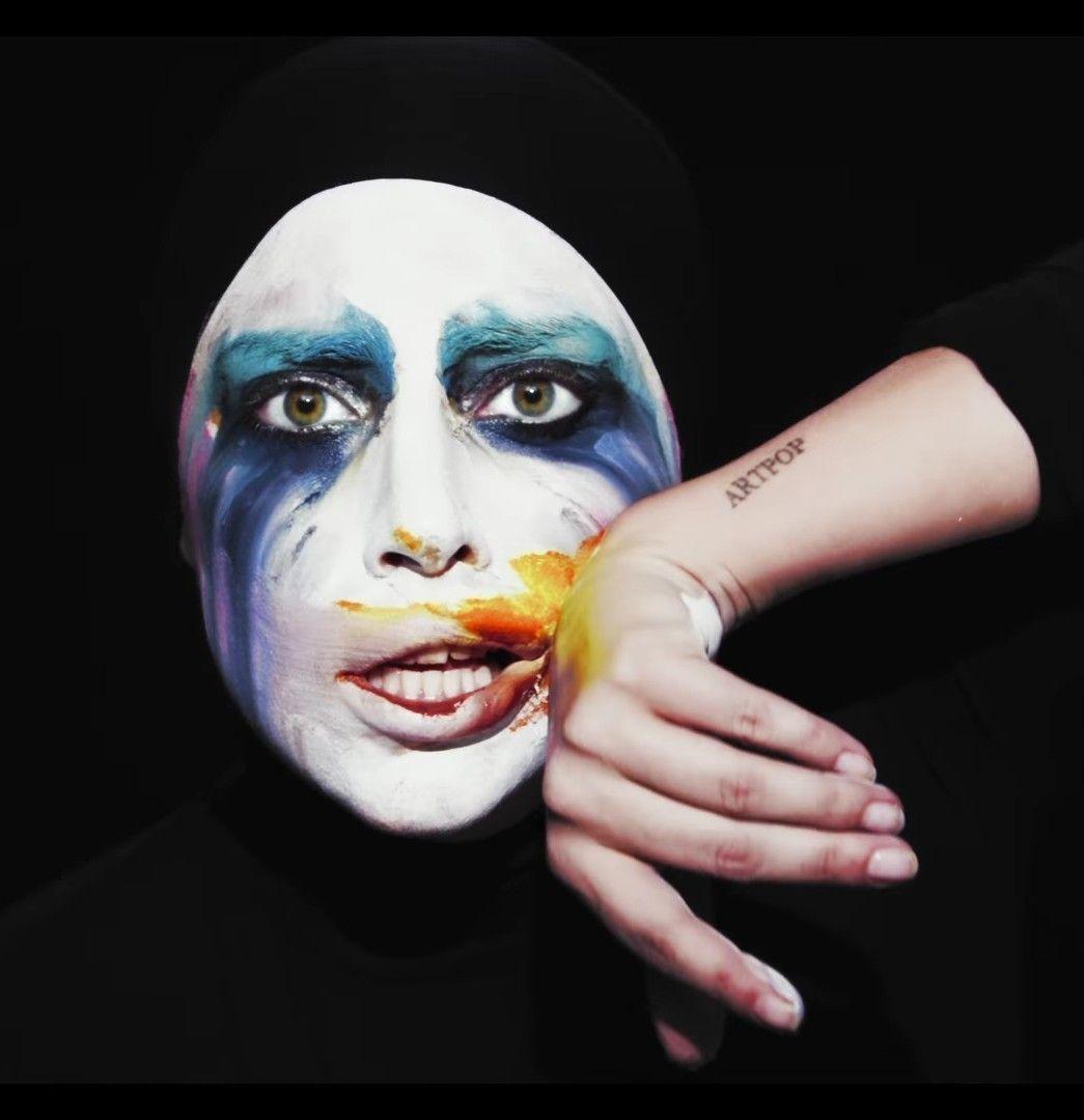 1045x1080 Lady gaga applause messed pierrot vertical phone wallpaper. Lady gaga applause, Lady gaga artpop, Lady gaga makeup