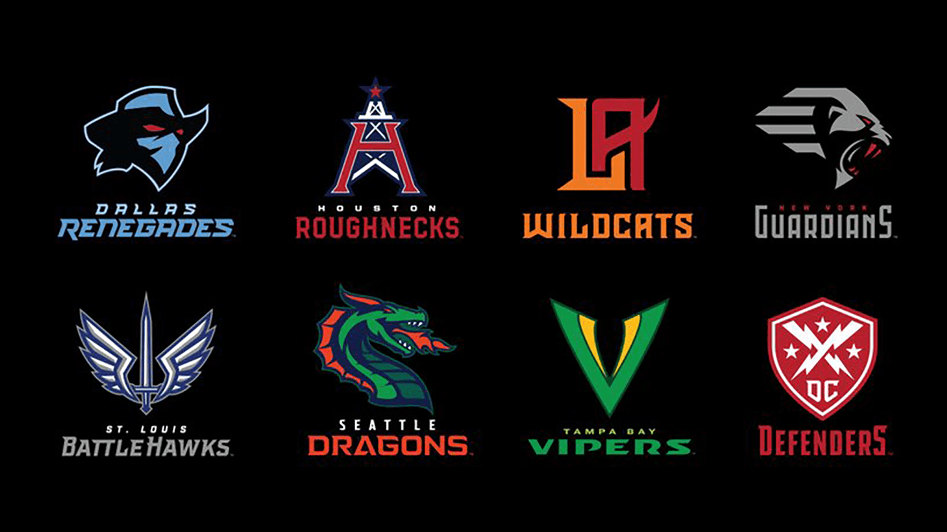 1920x1080 The best, worst XFL 2020 team names and logos, ranked