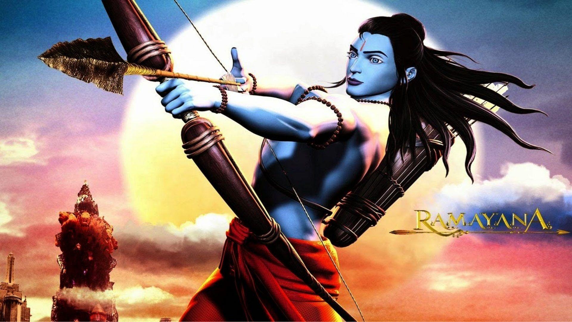 1920x1080 3D Wallpaper Ram. Hindu Gods and Goddesses