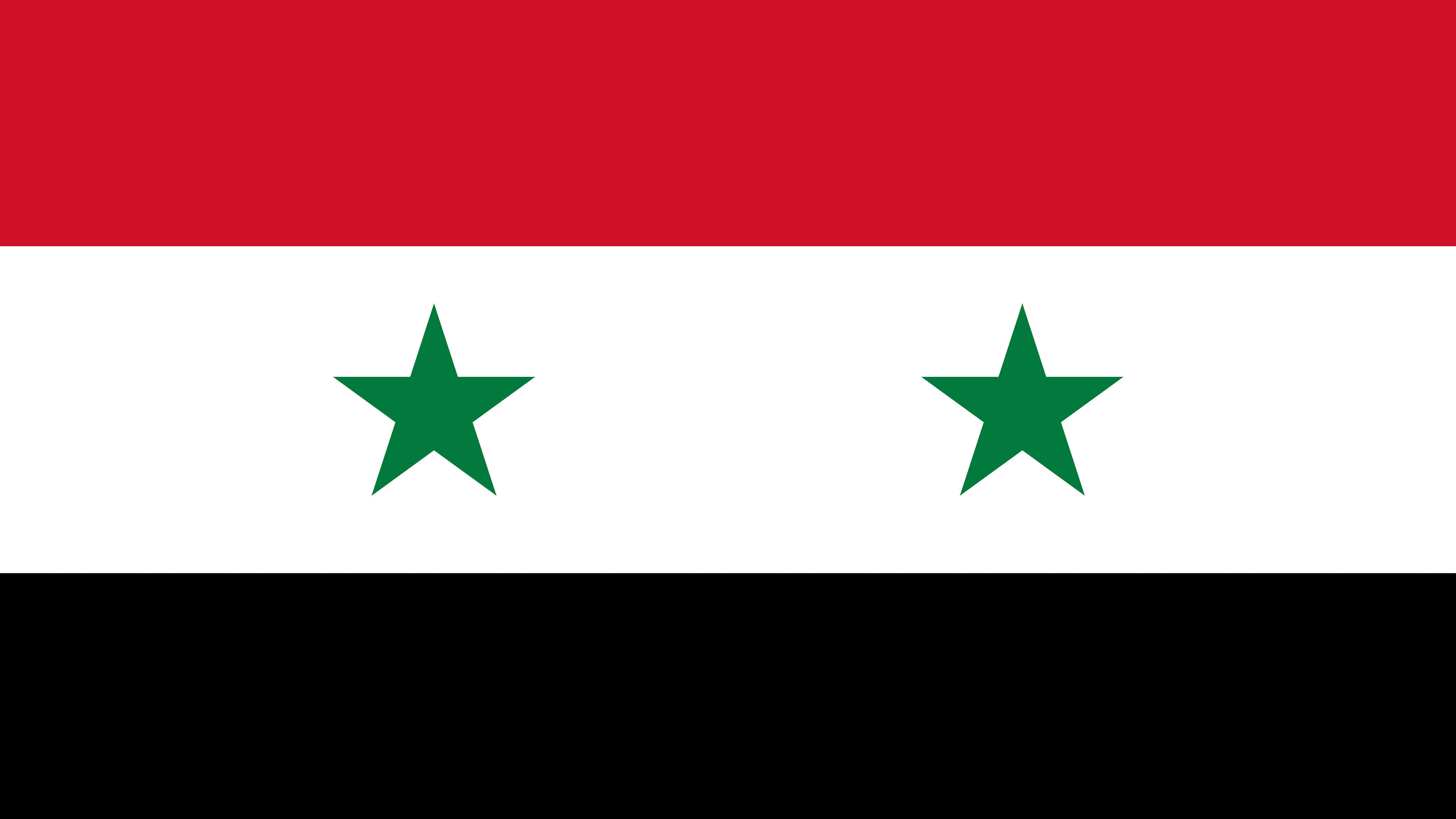 3840x2160 Syria Flag Wallpaper