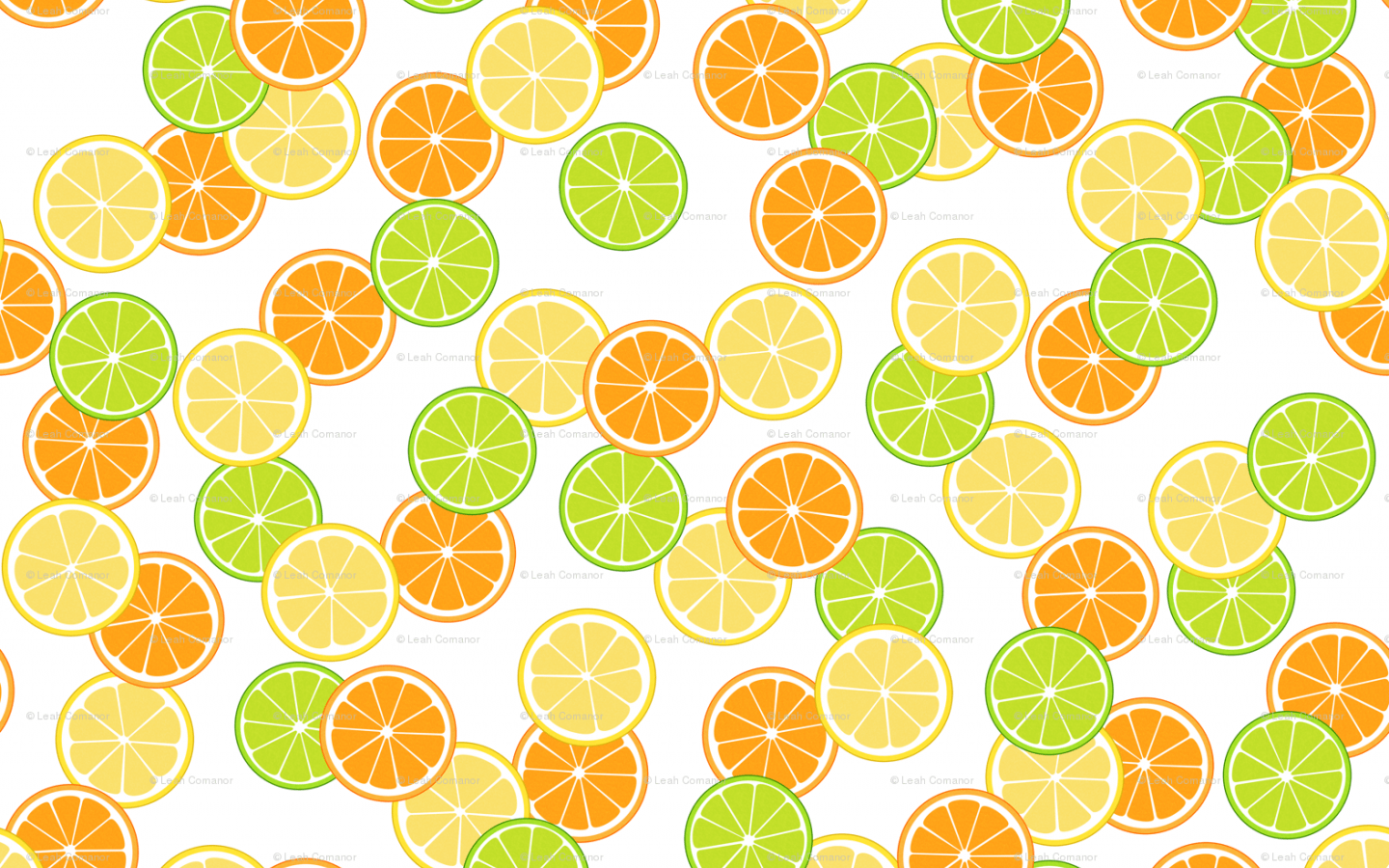 1440x900 Free download Lemon Pattern Wallpaper Rcitrus swatch contest