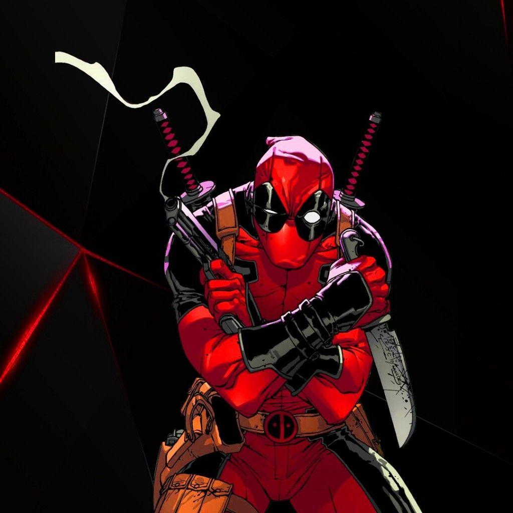 1024x1024 Deadpool HD Desktop Wallpaper 29668