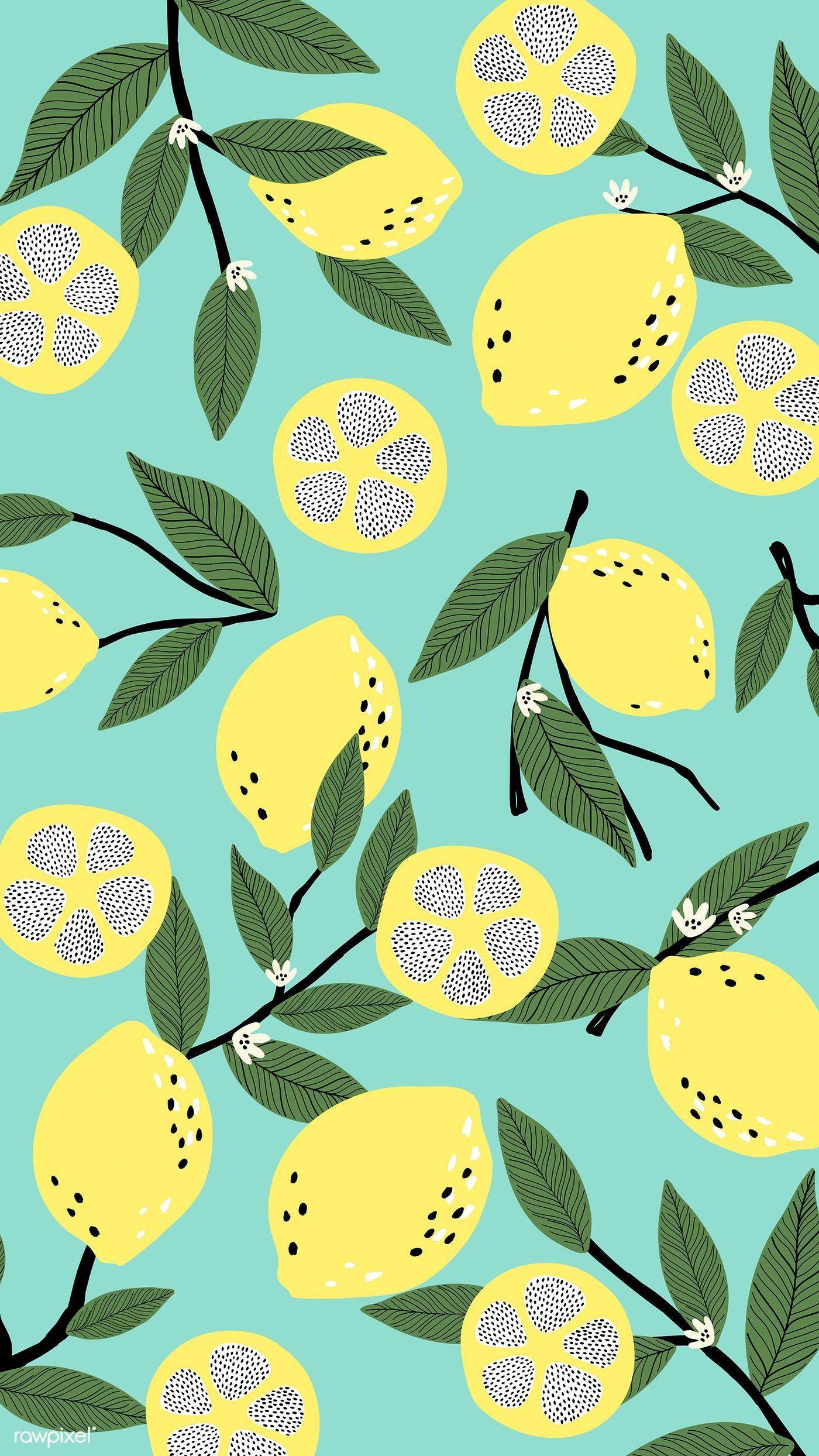 Lemon Pattern Wallpapers - ntbeamng