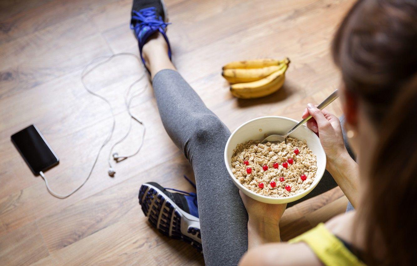 1332x850 Wallpaper bananas, fitness, healthy food, healthy life, cerials